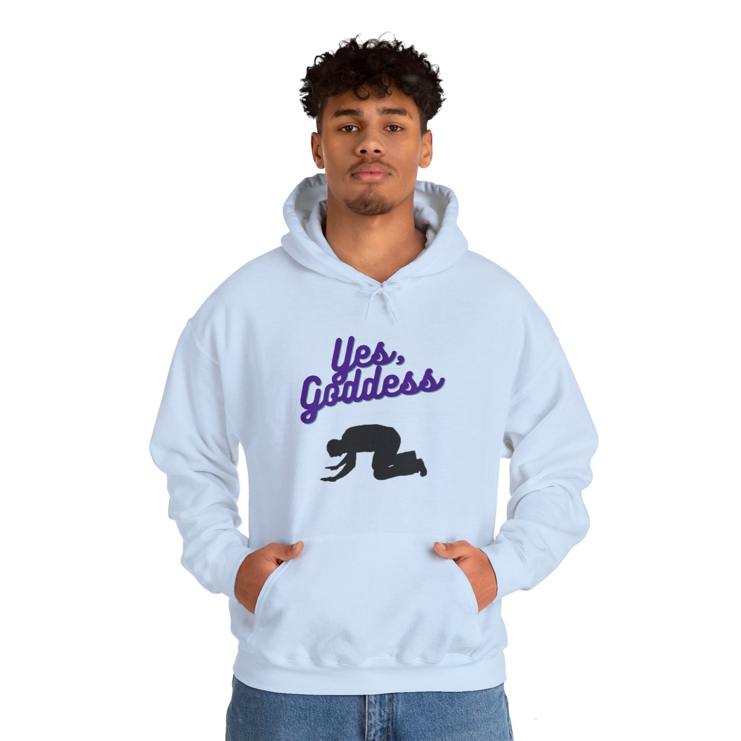 Yes, Goddess Unisex Hooded Sweatshirt