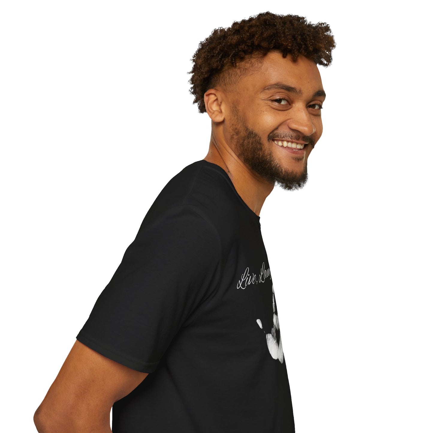 Live, Laugh Spank Unisex Softstyle T-Shirt