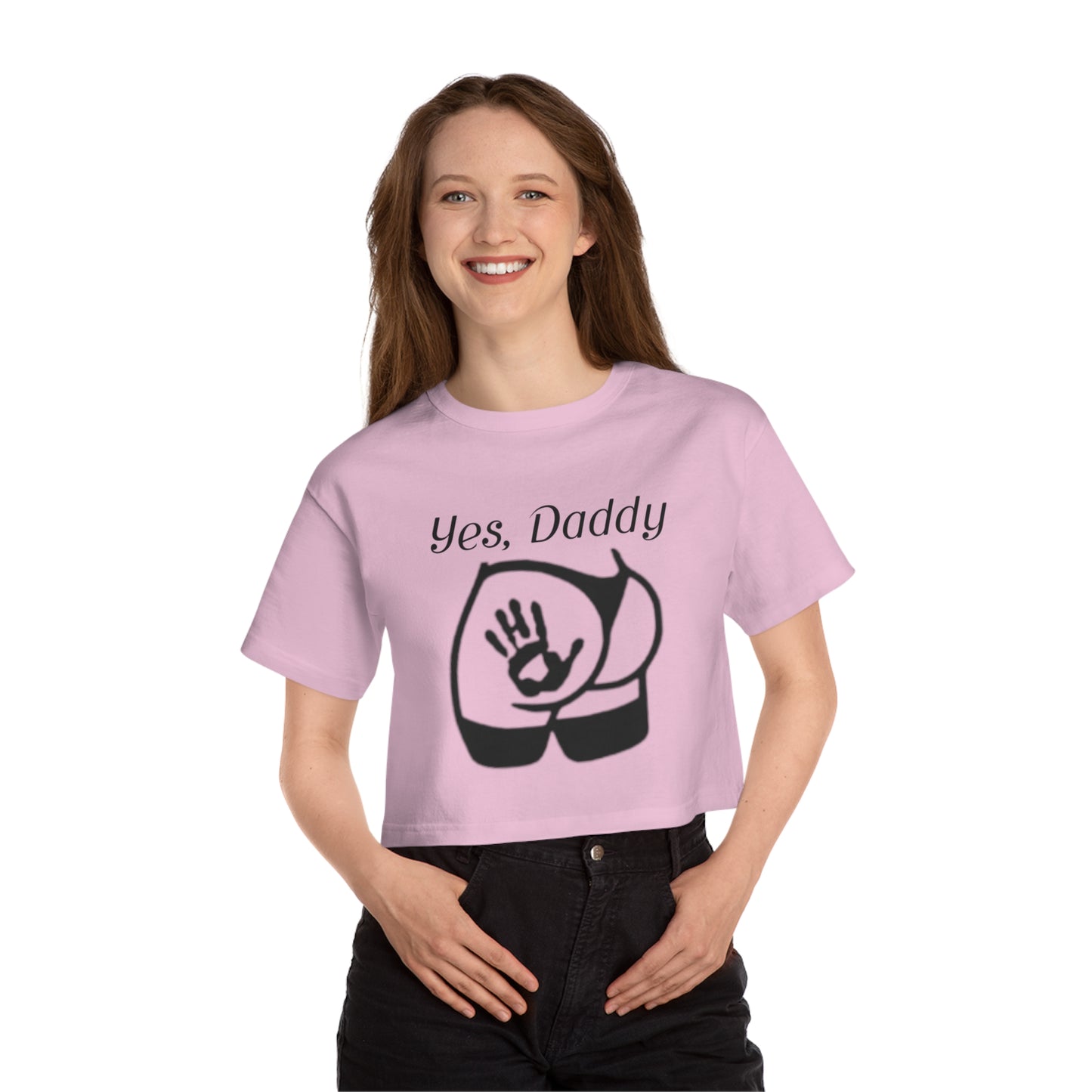 Yes, Daddy Cropped T-Shirt