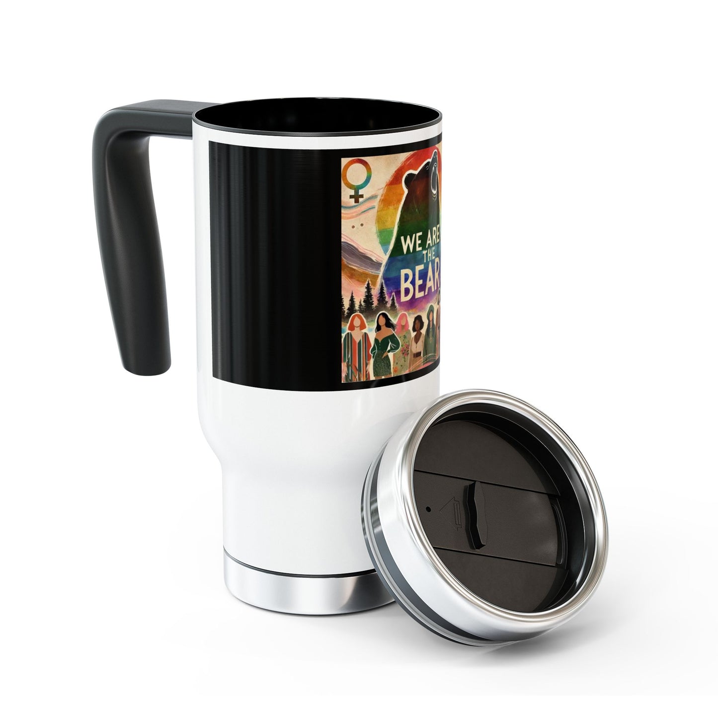 We are the bear Feminist Travel Mug, Women's Rights, Activist, Support Feminism, Empowerment, My Body My Choice