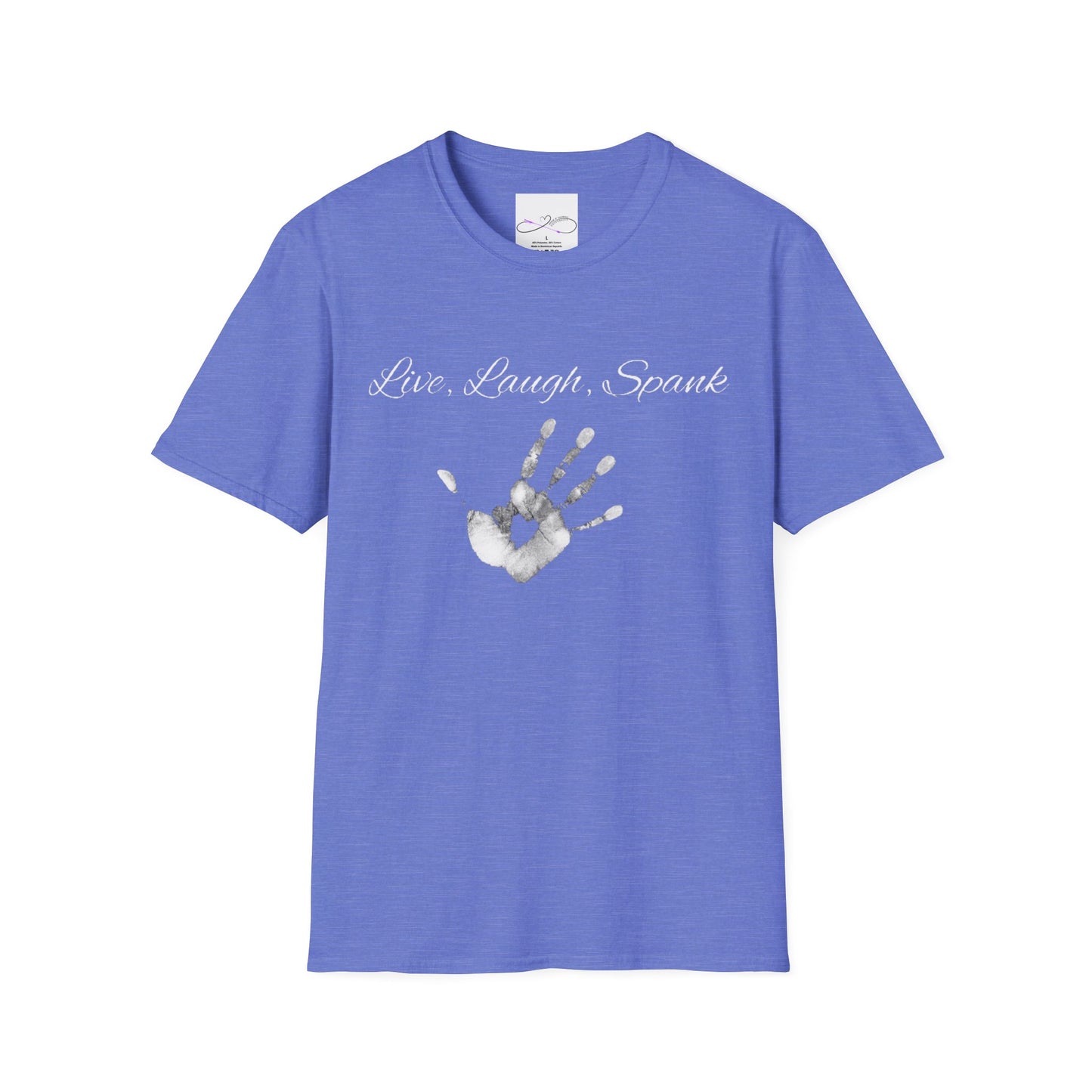 Live, Laugh Spank Unisex Softstyle T-Shirt