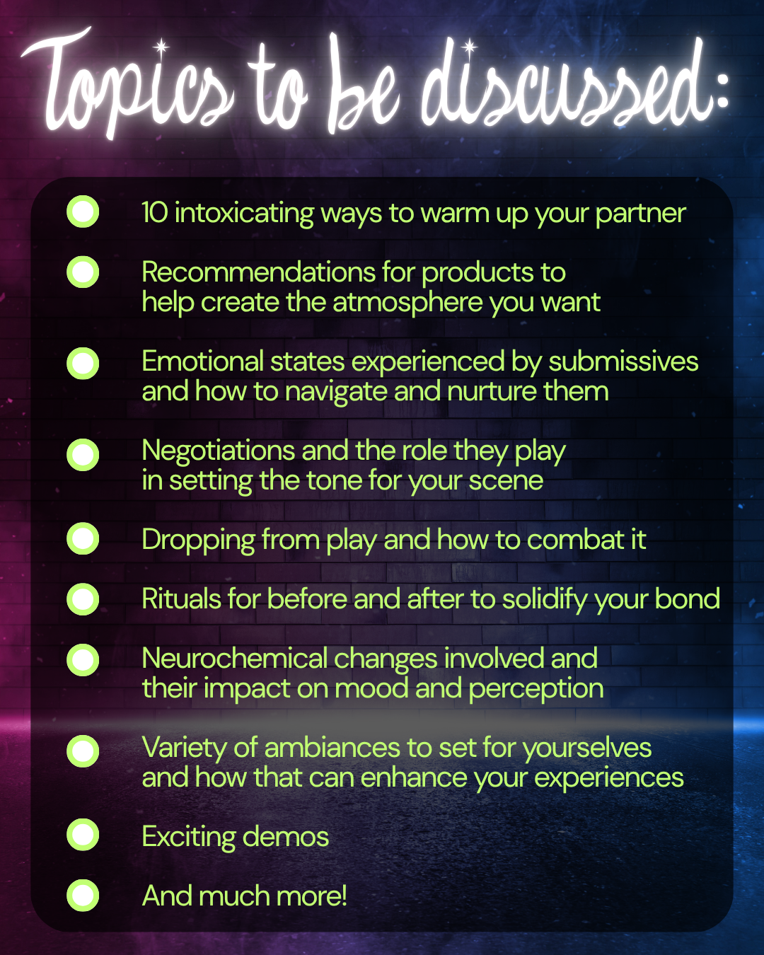 Unlocking Euphoria: Navigating Subspace Together