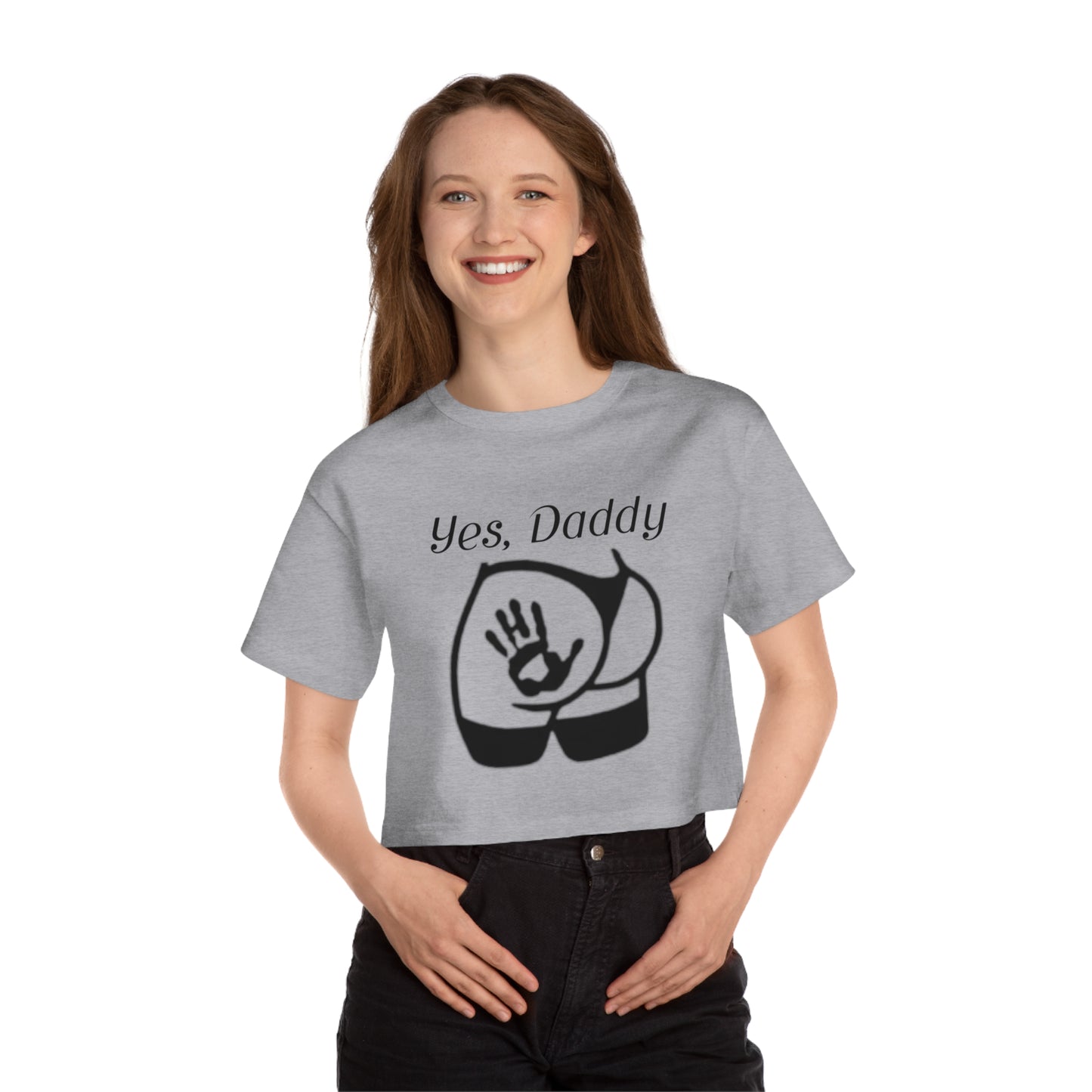 Yes, Daddy Cropped T-Shirt