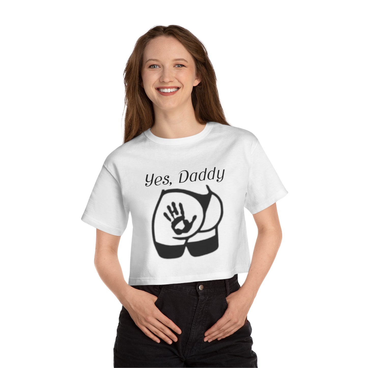 Yes, Daddy Cropped T-Shirt