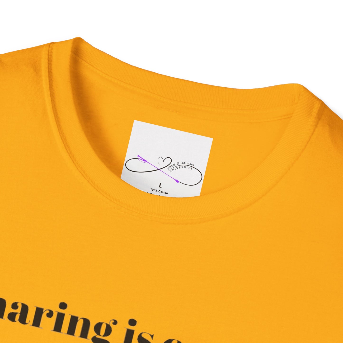 Sharing is Caring Poly Unisex Softstyle T-Shirt