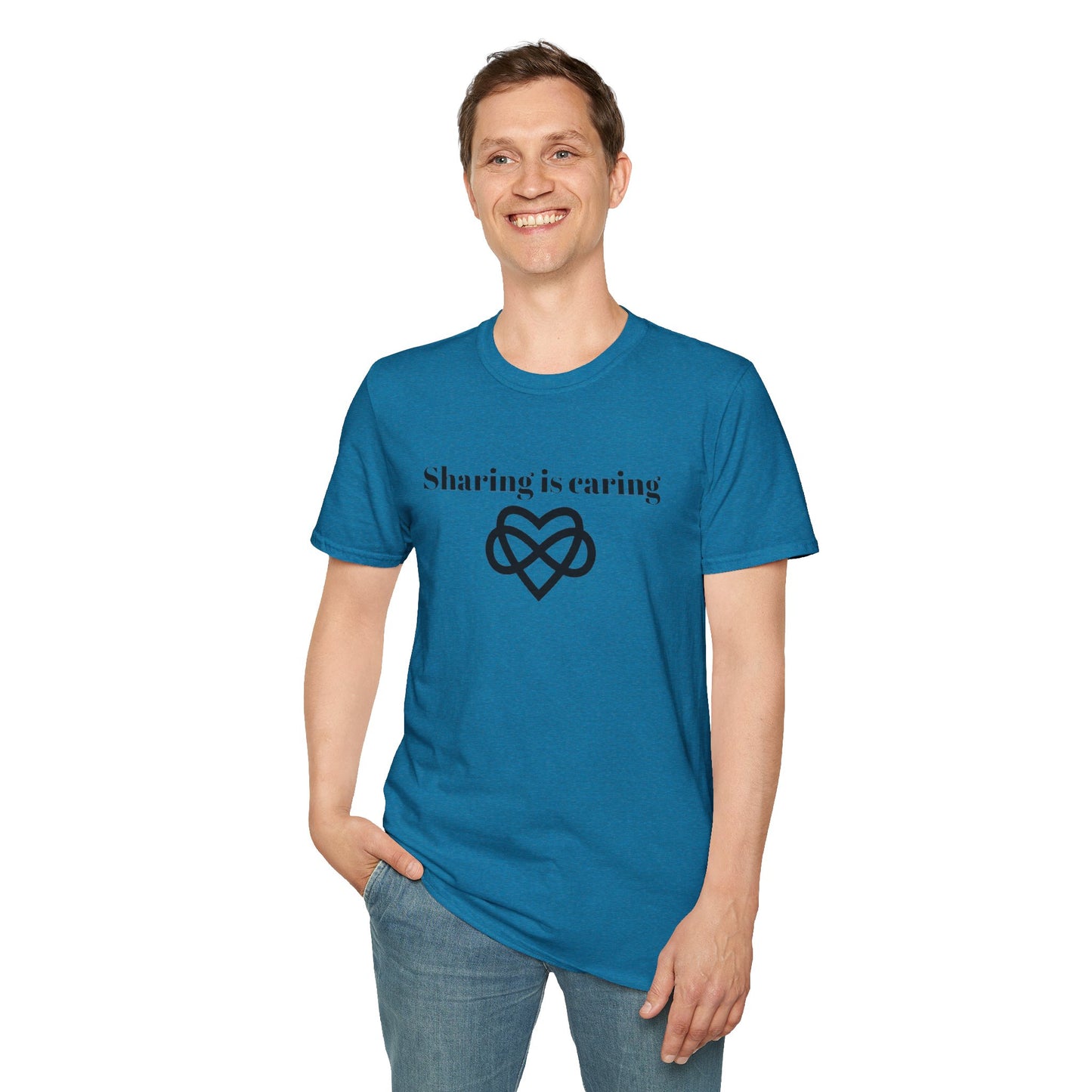Sharing is Caring Poly Unisex Softstyle T-Shirt