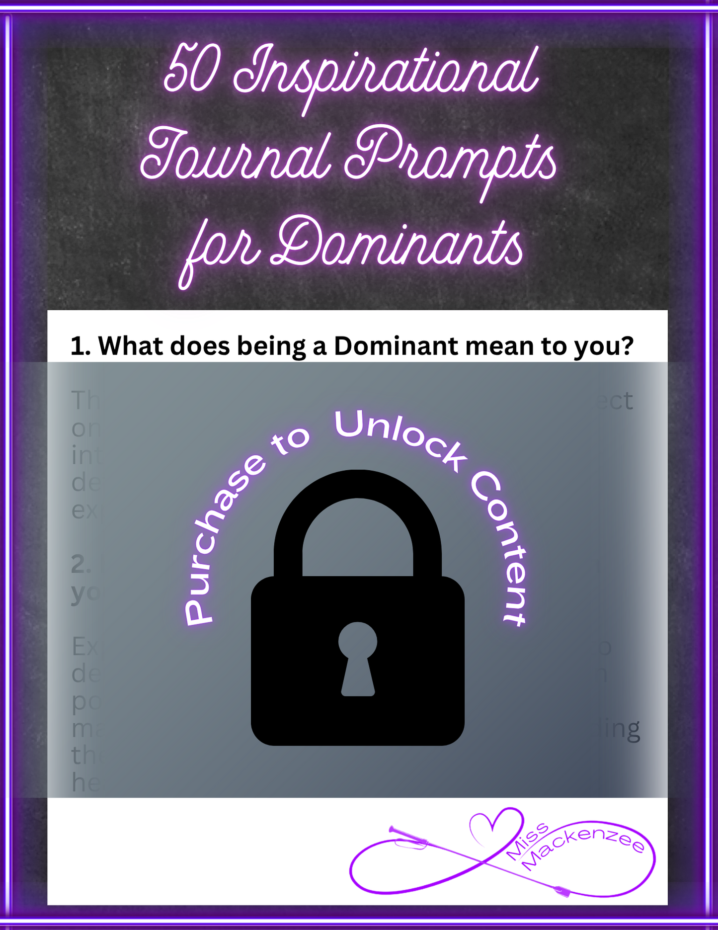50 Inspirational Journal Prompts for Dominants