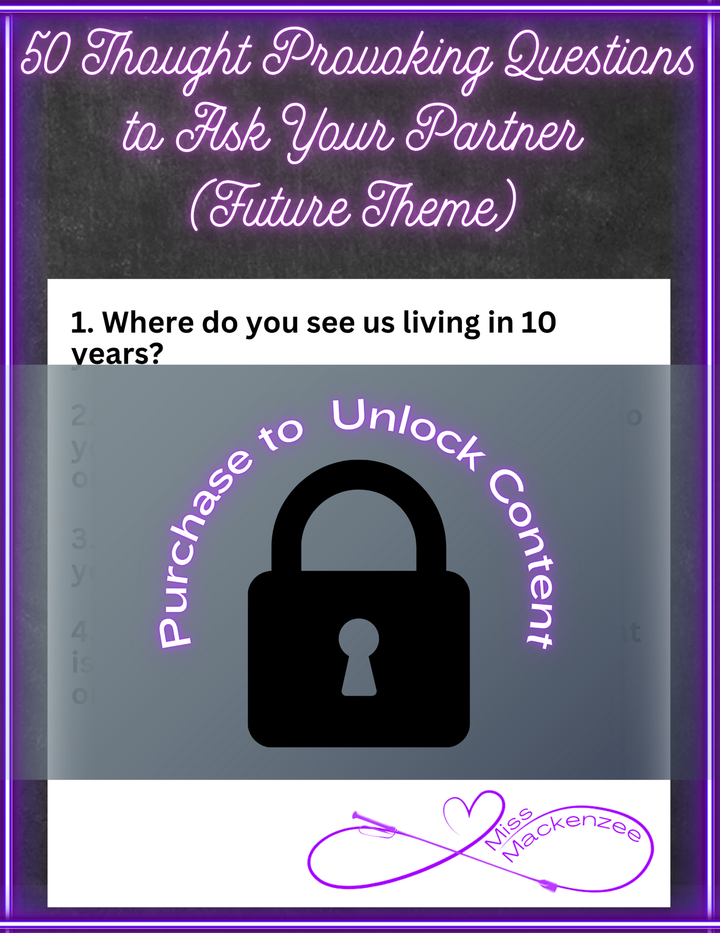 50 Thought Provoking Questions to Ask Your Partner (Future Theme)