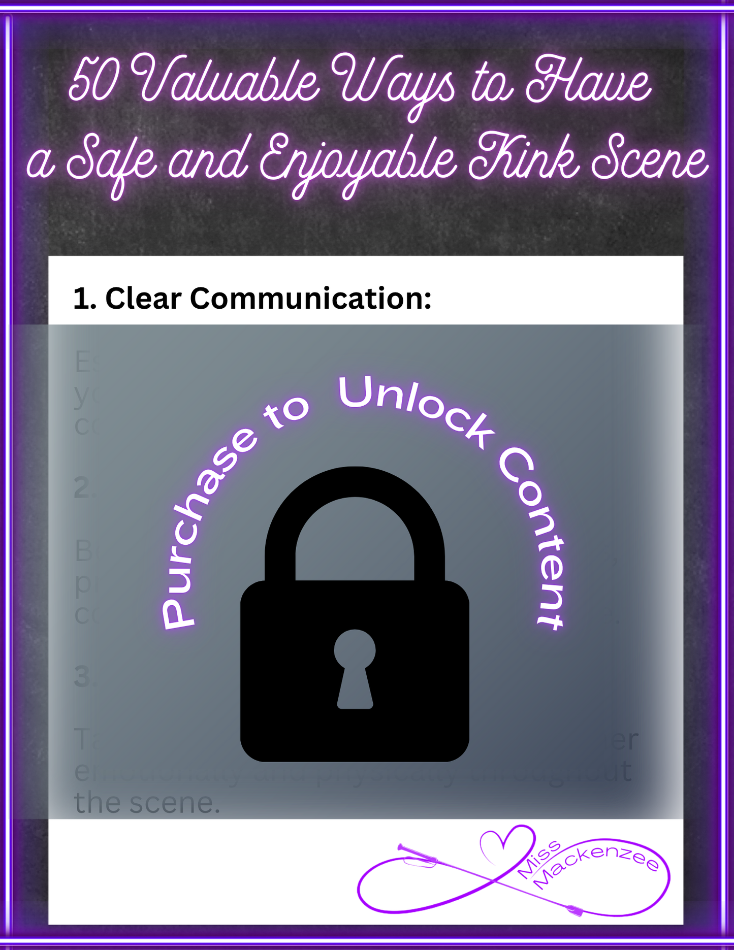 50 Valuable Ways to Have a Safe and Enjoyable Kink Scene