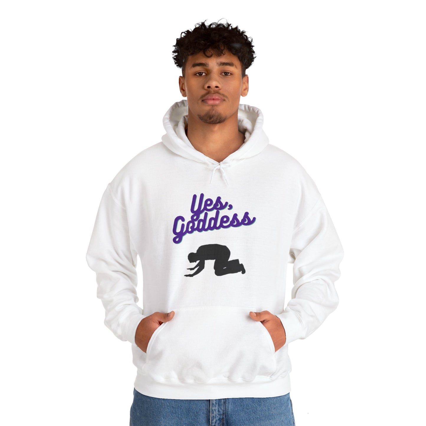 Yes, Goddess Unisex Hooded Sweatshirt