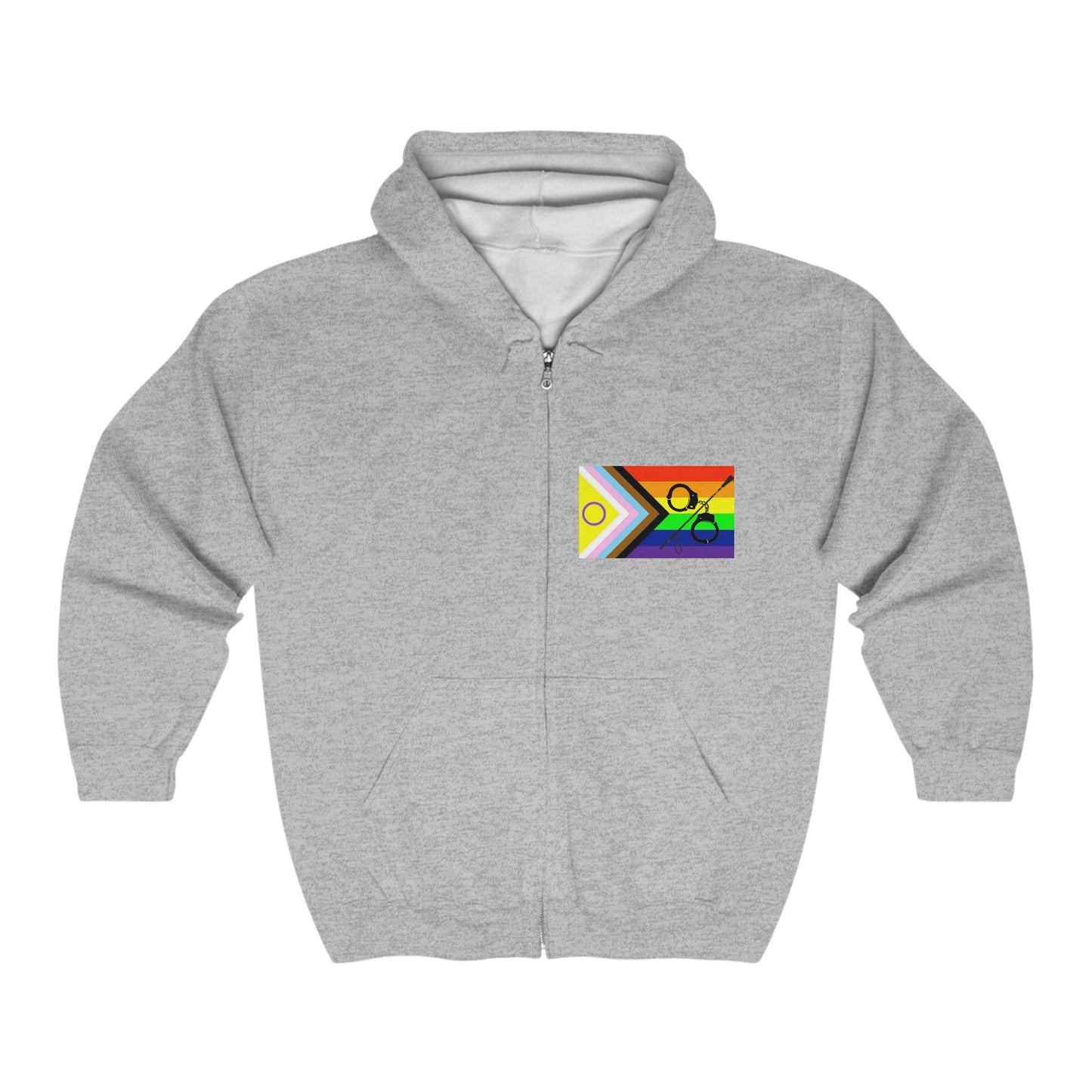 Kink Pride Unisex Full Zip Hooded Sweatshirt