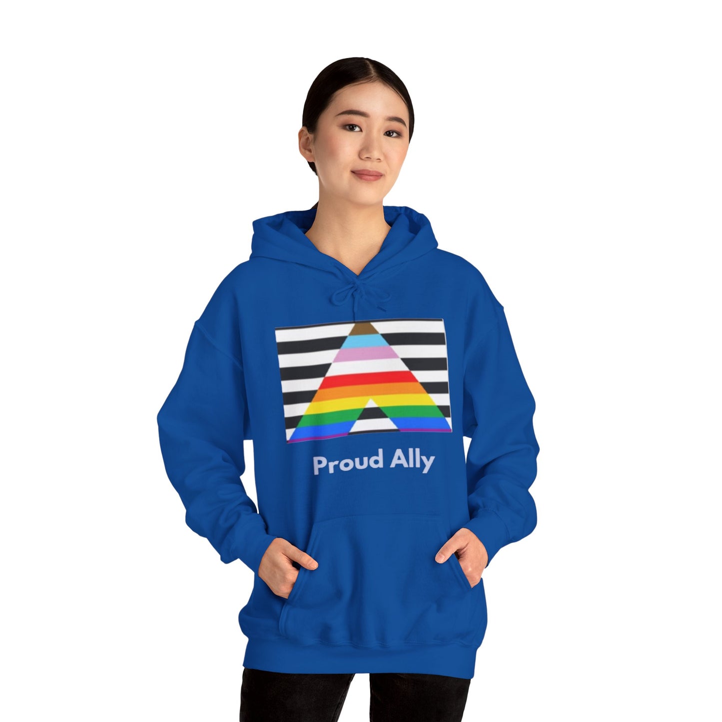 Proud Ally Unisex Hooded Sweatshirt