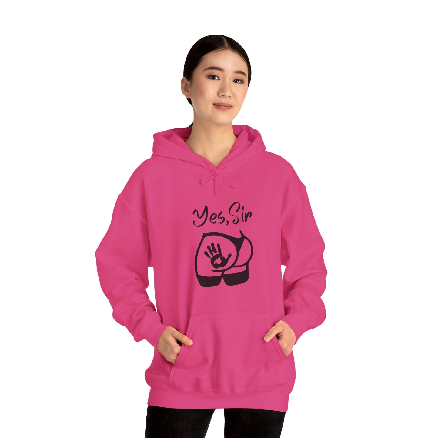 Yes Sir Unisex Hooded Sweatshirt