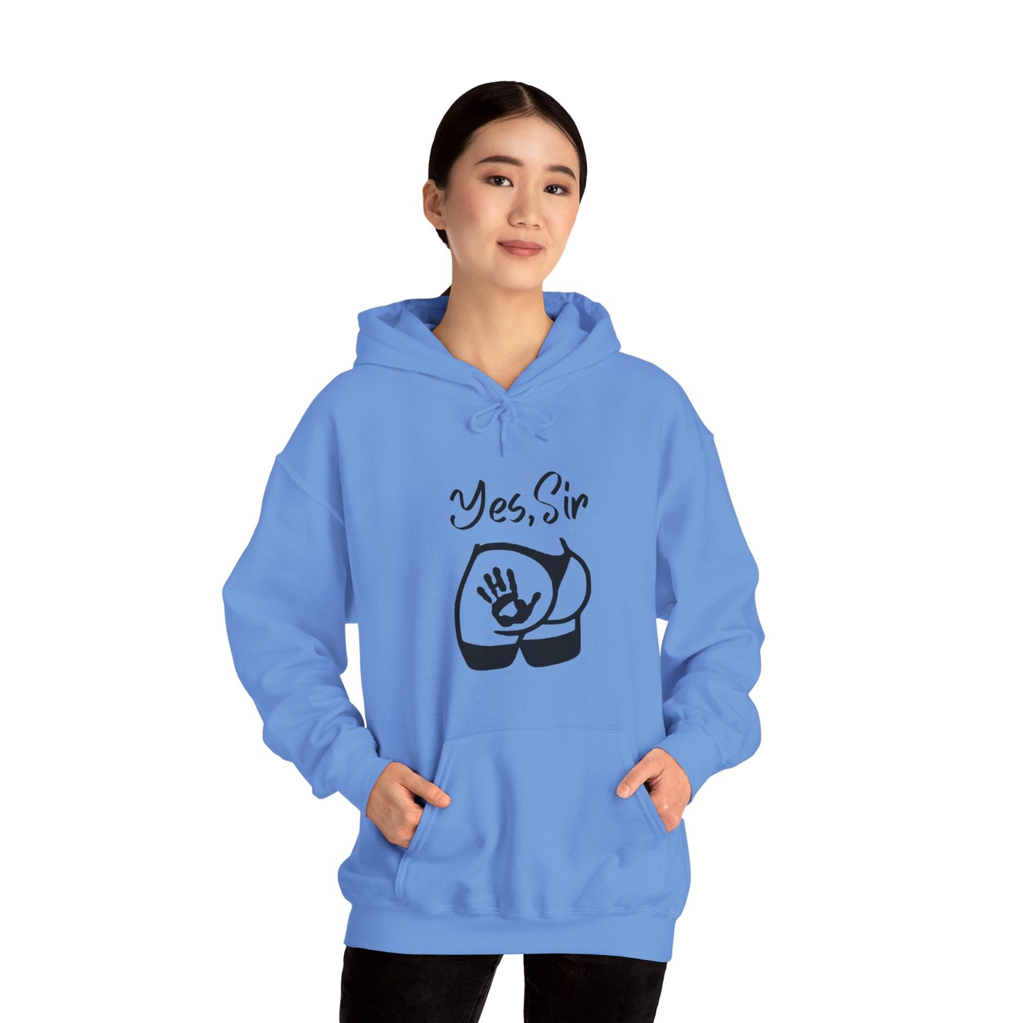 Yes Sir Unisex Hooded Sweatshirt