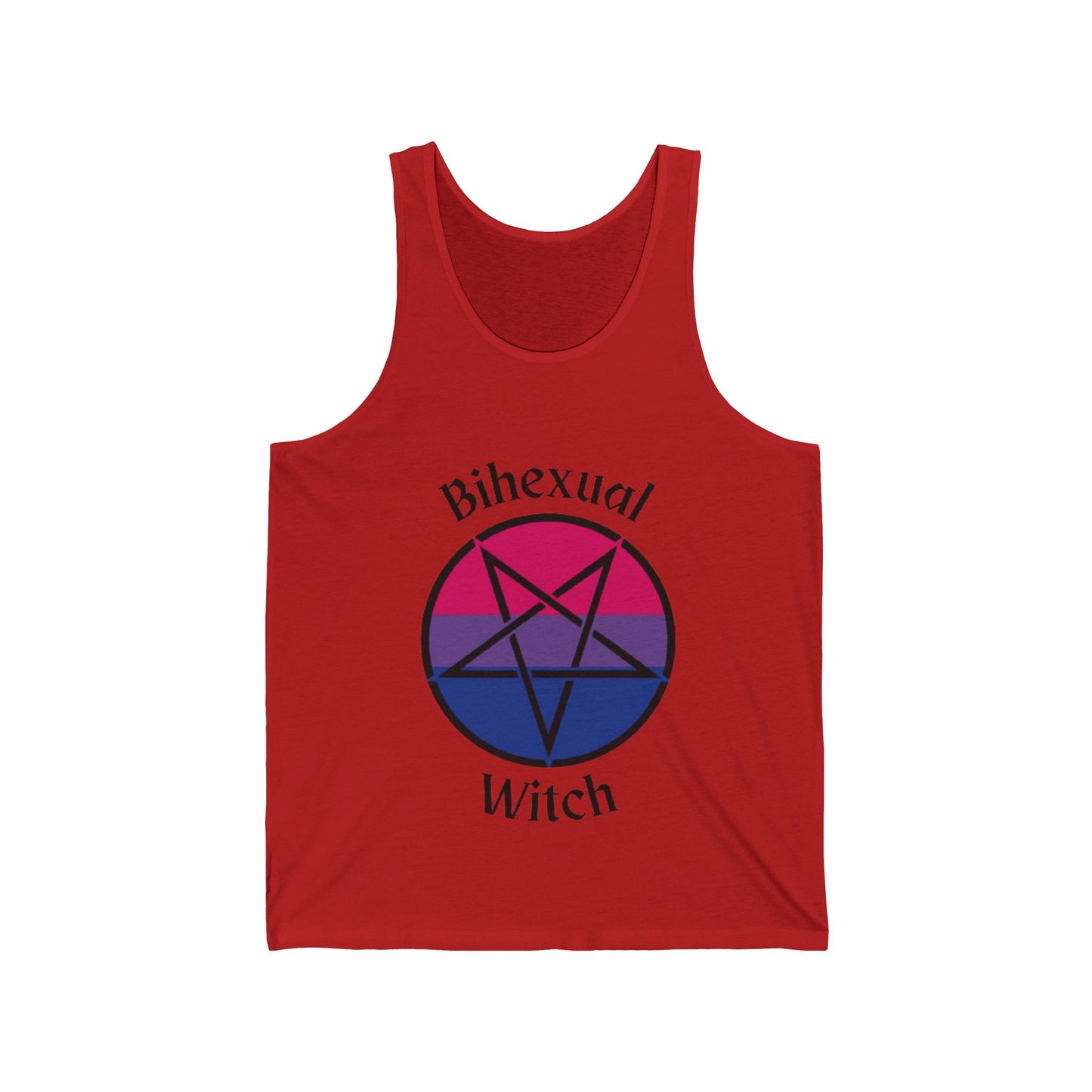 Bihexual Witch Unisex Jersey Tank