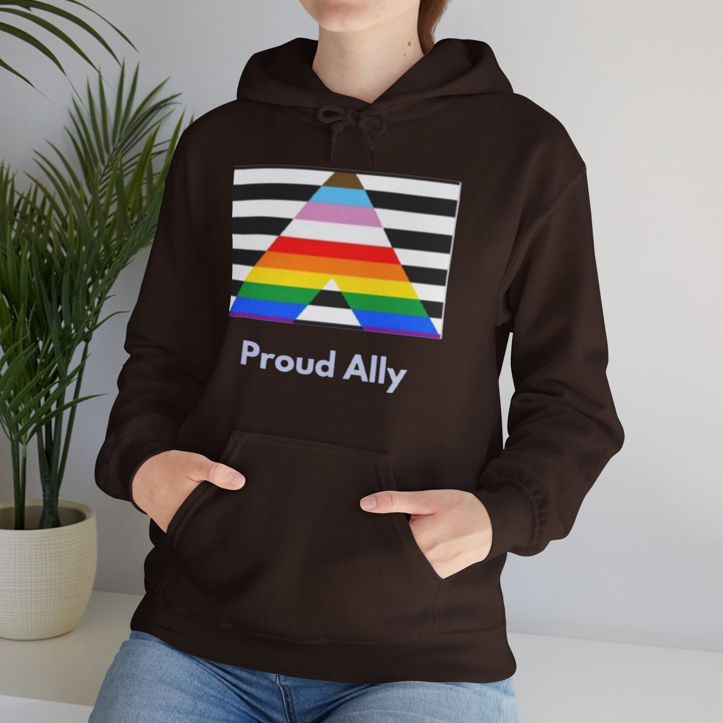 Proud Ally Unisex Hooded Sweatshirt