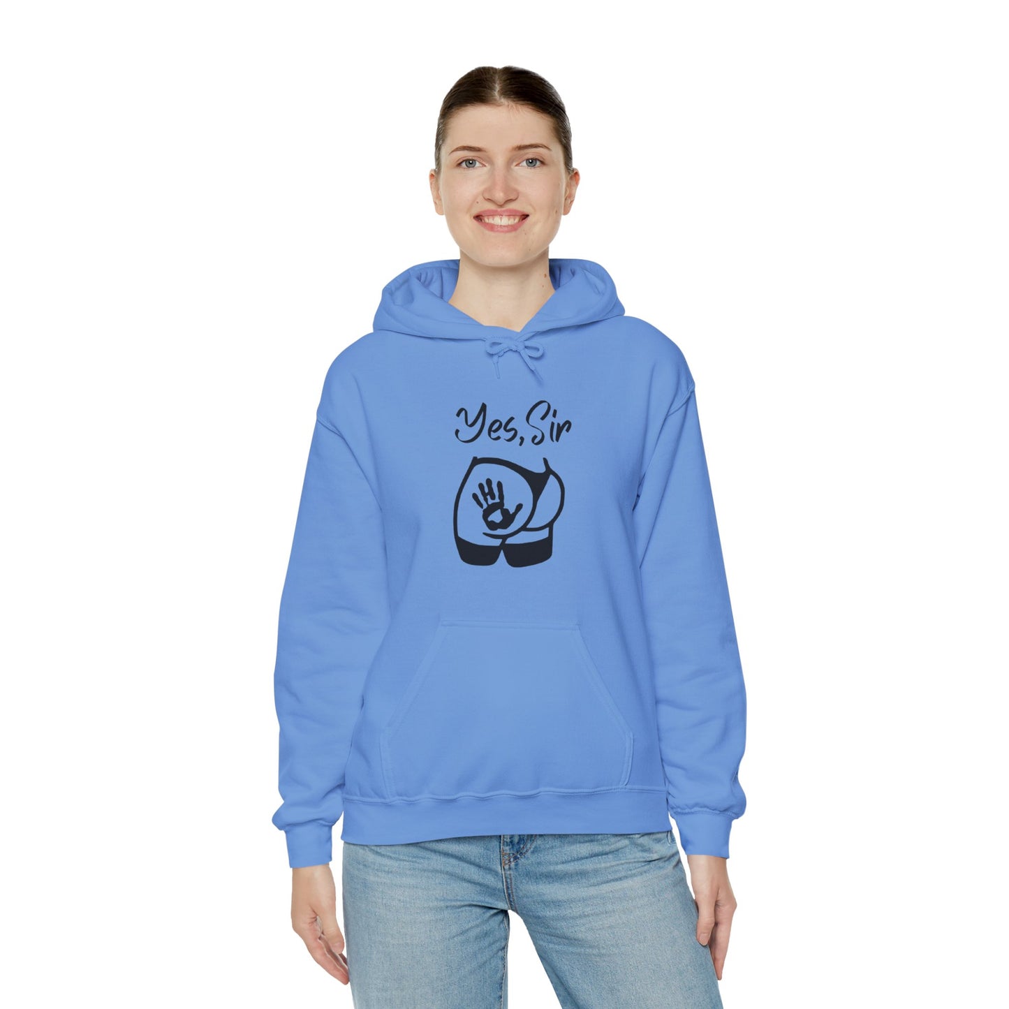 Yes Sir Unisex Hooded Sweatshirt