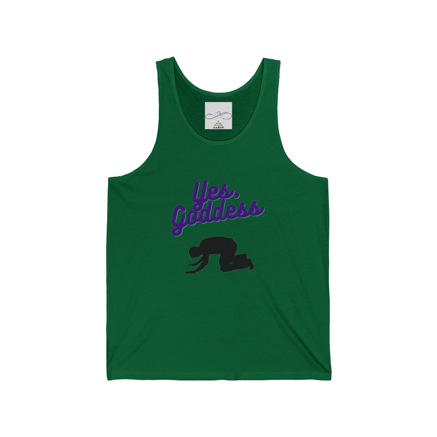 Yes, Goddess Unisex Jersey Tank