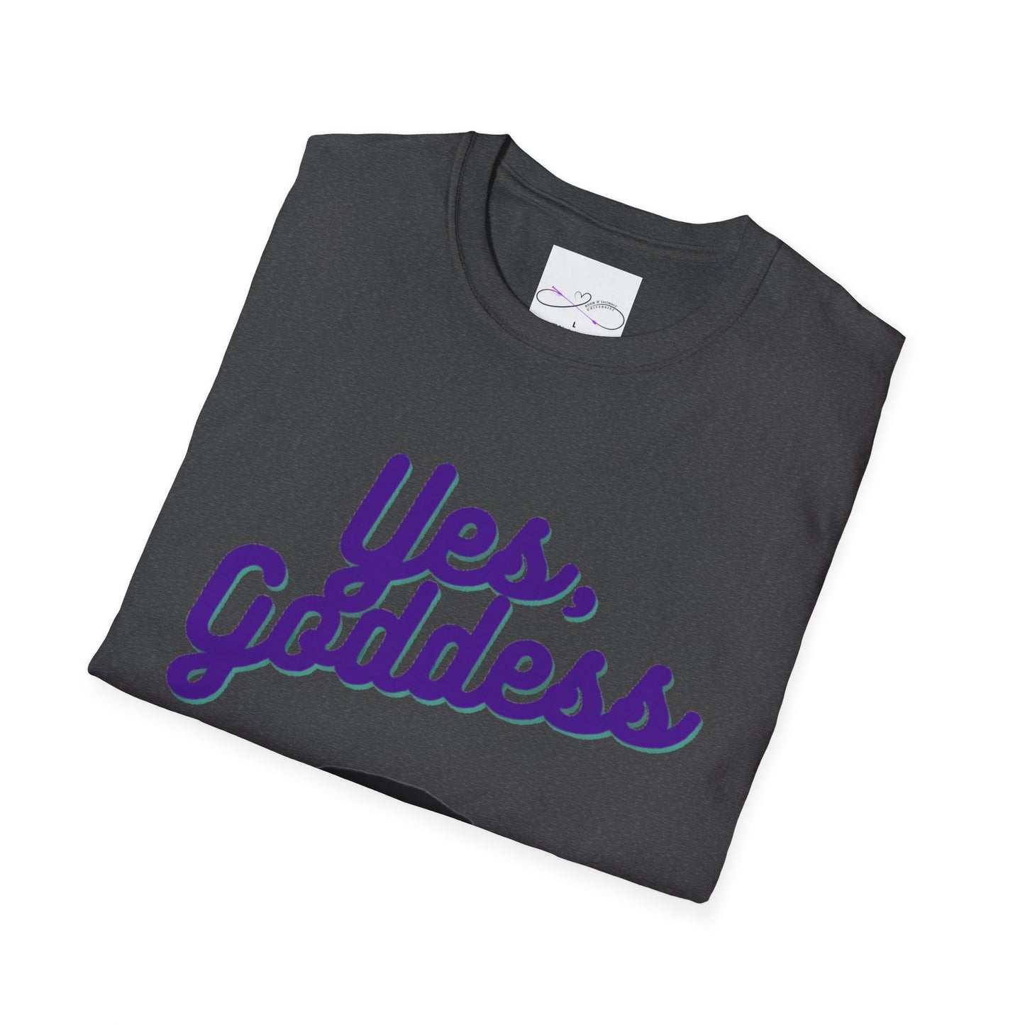 Yes, Goddess Unisex Softstyle T-Shirt