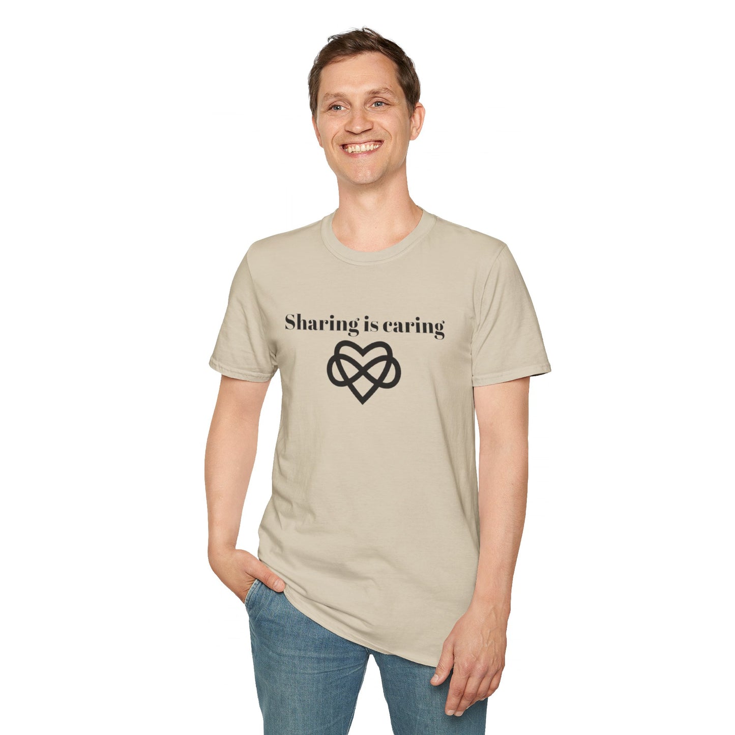 Sharing is Caring Poly Unisex Softstyle T-Shirt