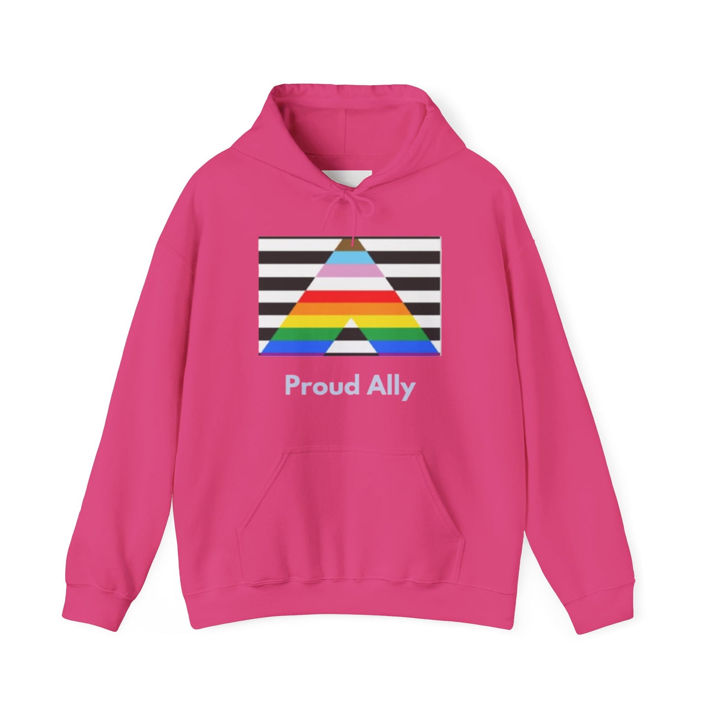 Proud Ally Unisex Hooded Sweatshirt