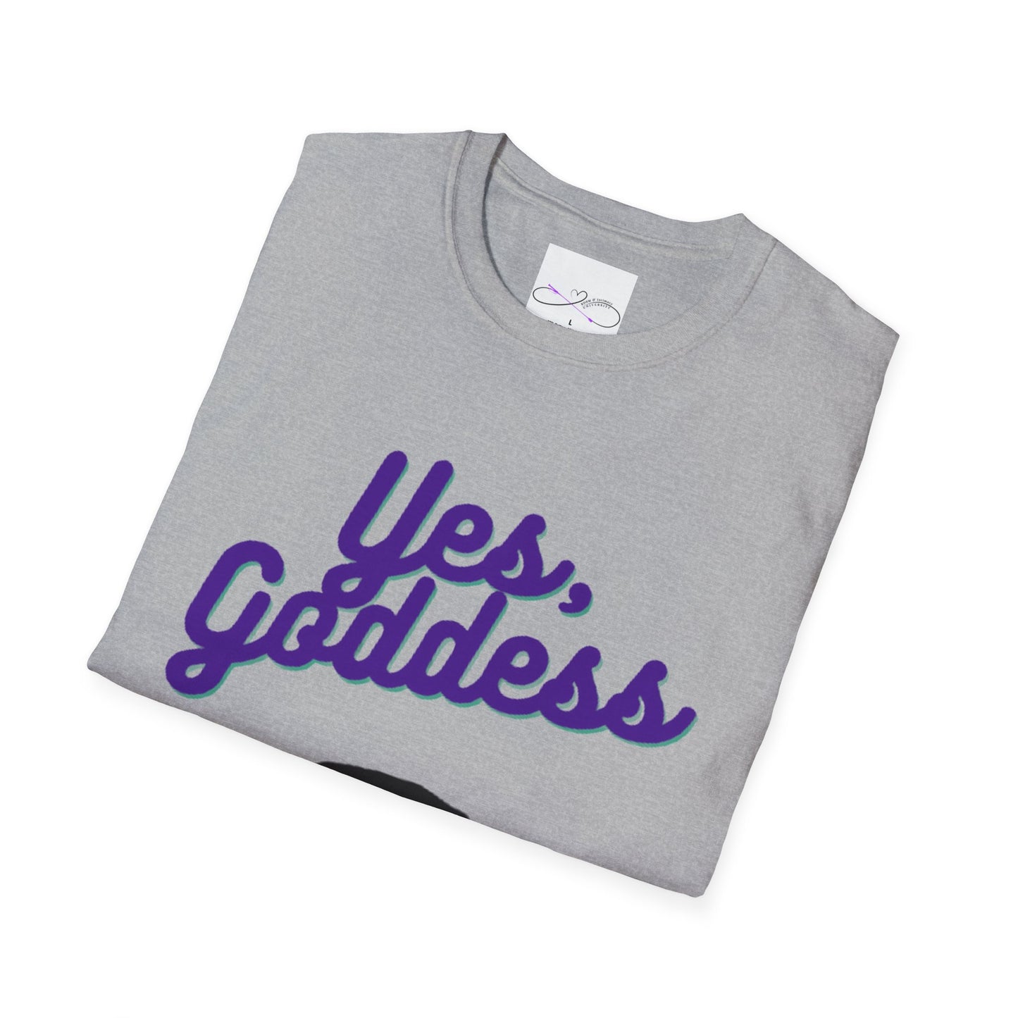 Yes, Goddess Unisex Softstyle T-Shirt