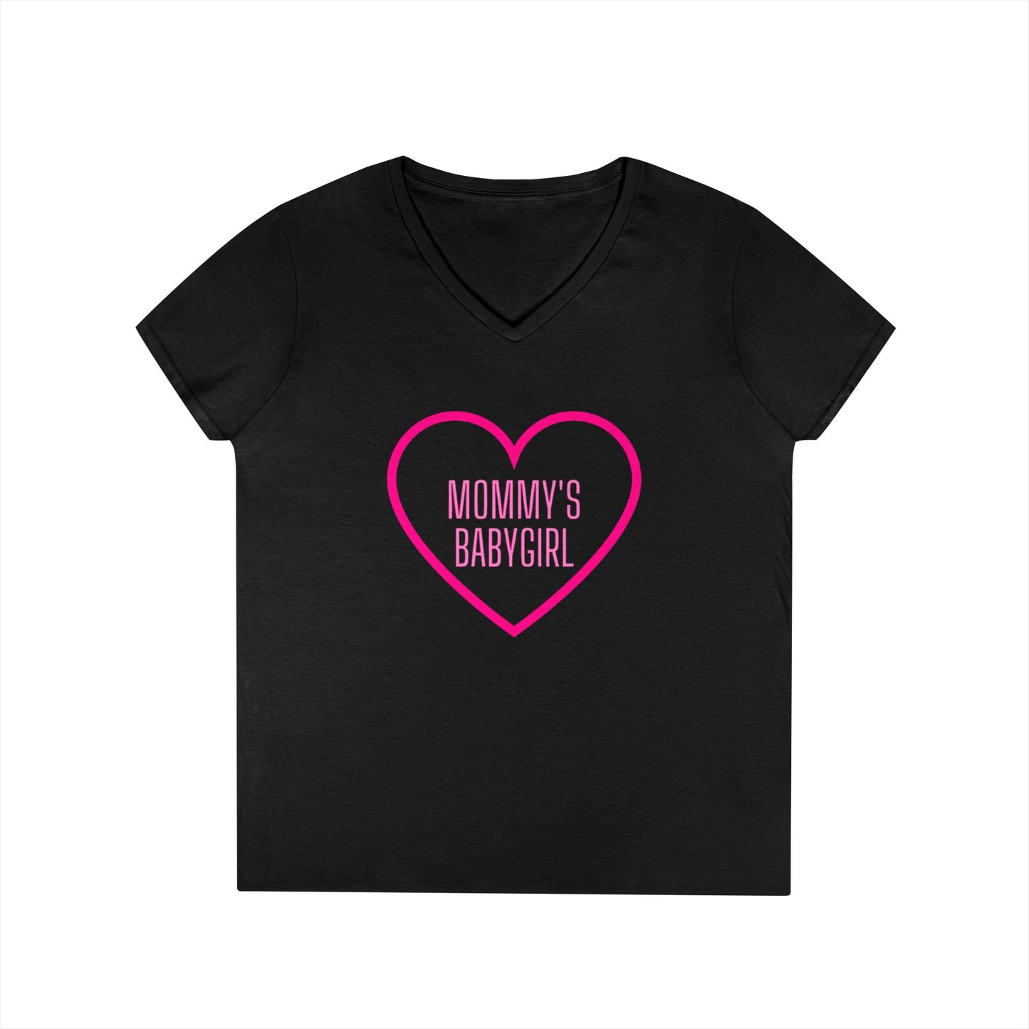 Mommy's Babygirl V-Neck T-Shirt