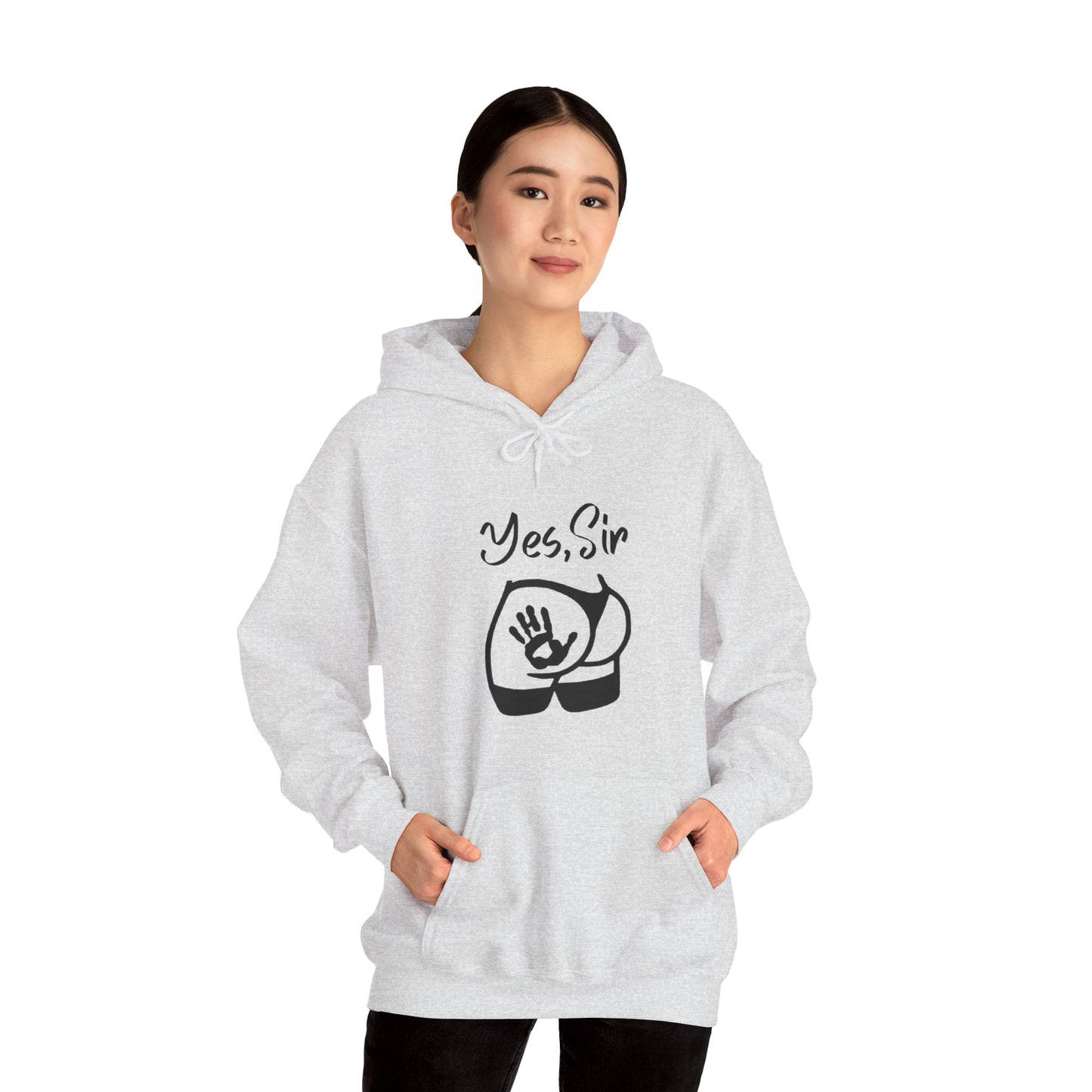 Yes Sir Unisex Hooded Sweatshirt