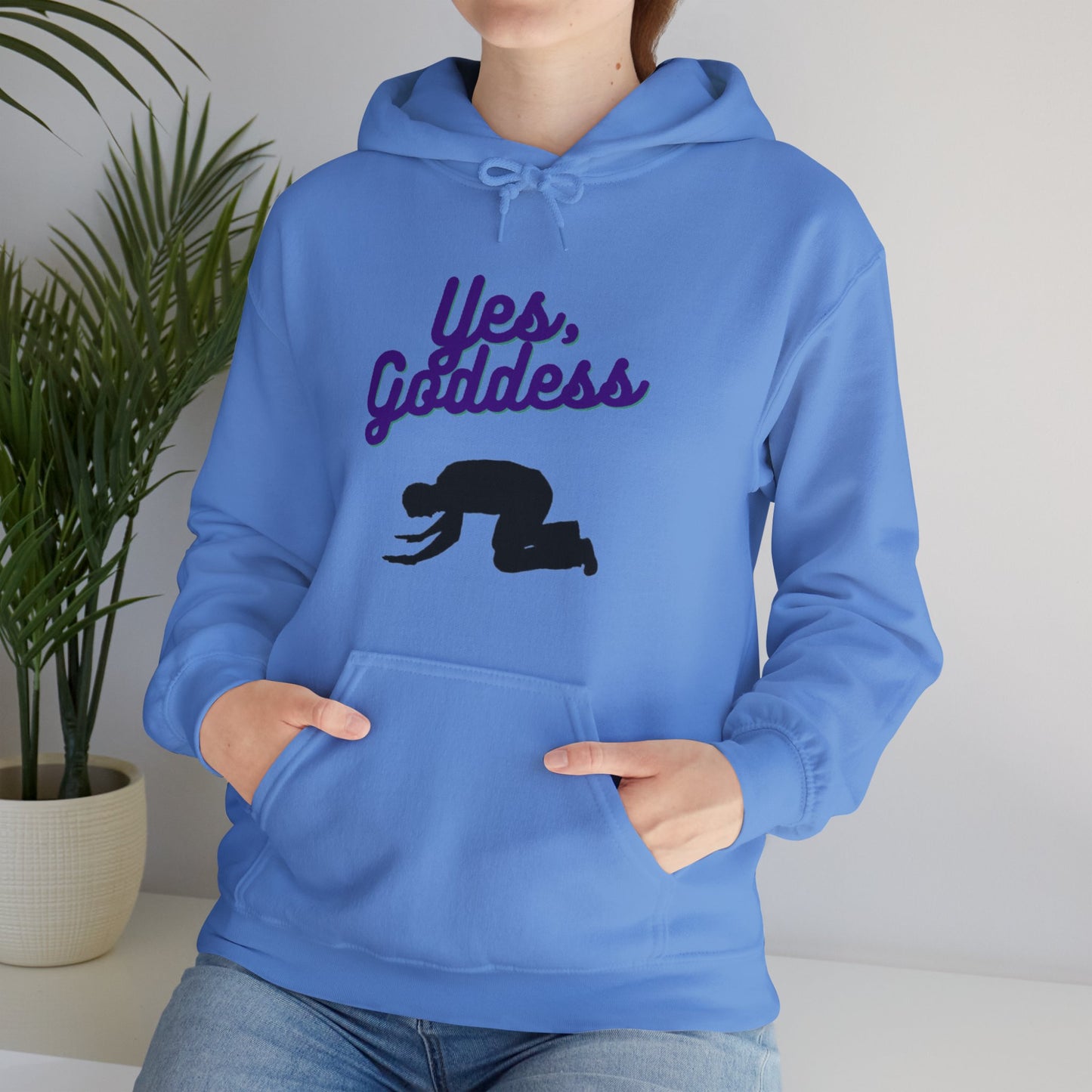 Yes, Goddess Unisex Hooded Sweatshirt