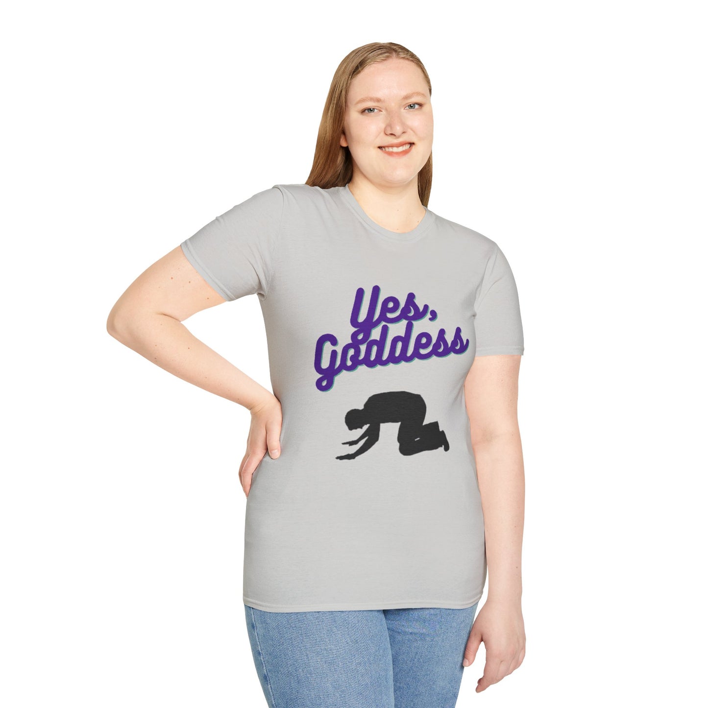 Yes, Goddess Unisex Softstyle T-Shirt