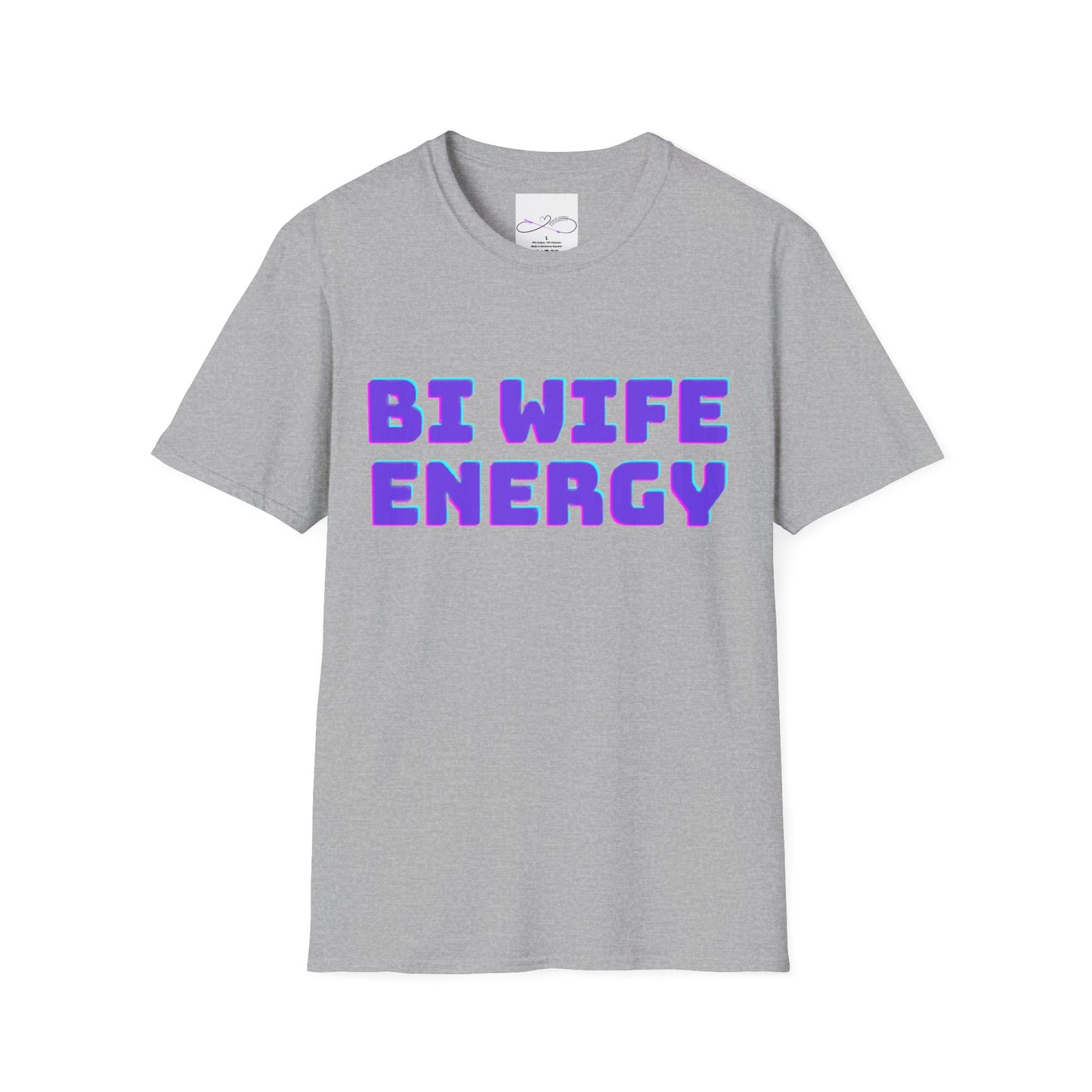 Bi Wife Energy Unisex Softstyle T-Shirt