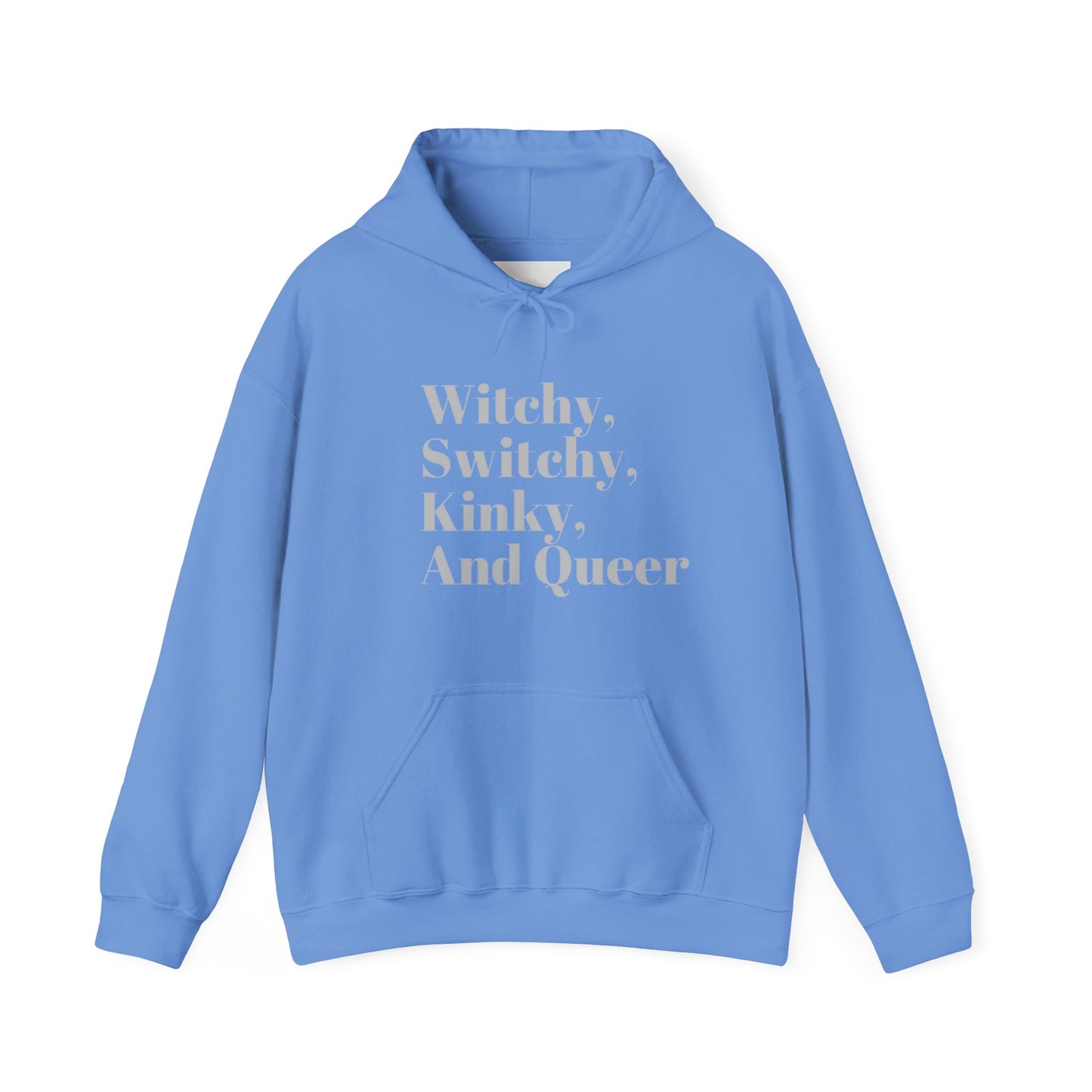 Witchy, Switchy, Kinky, and Queer Unisex Hooded Sweatshirt