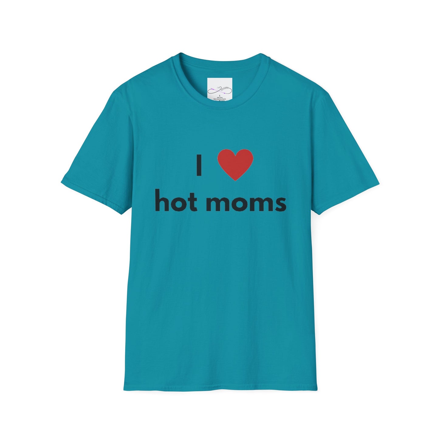 I Love Hot Moms Unisex Softstyle T-Shirt