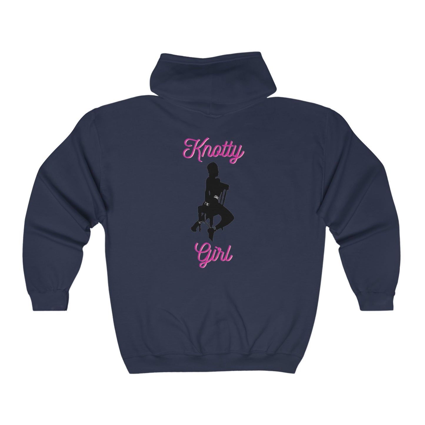 Knotty Girl Unisex Full Zip Hooded Sweatshirt