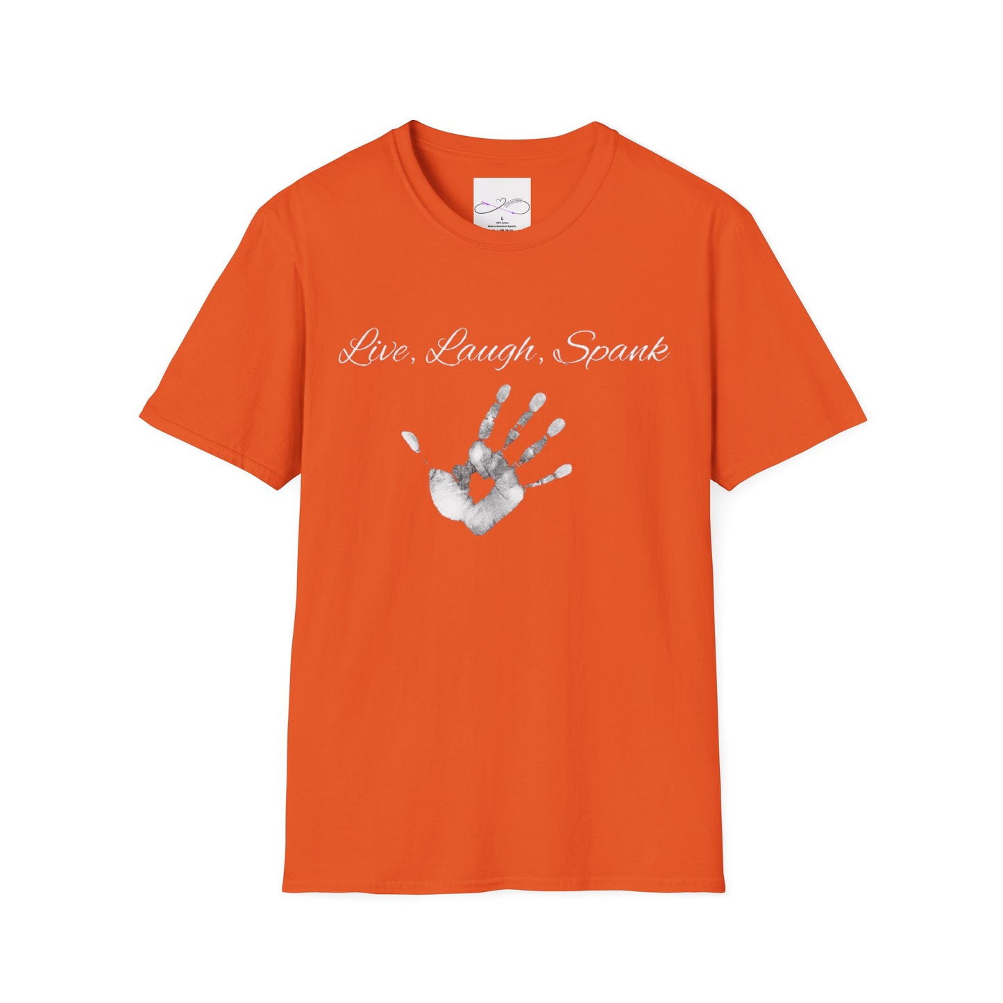 Live, Laugh Spank Unisex Softstyle T-Shirt