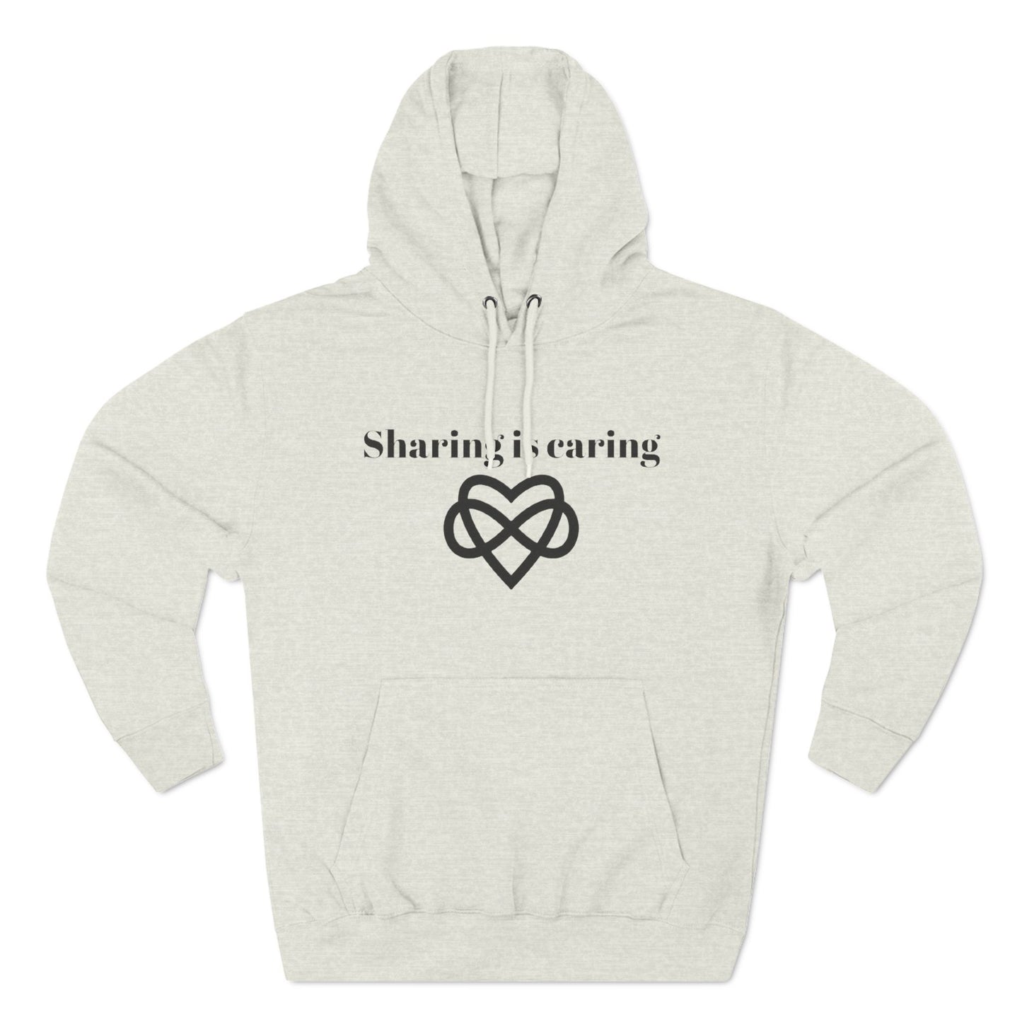 Sharing is Caring Poly Unisex Pullover Hoodie