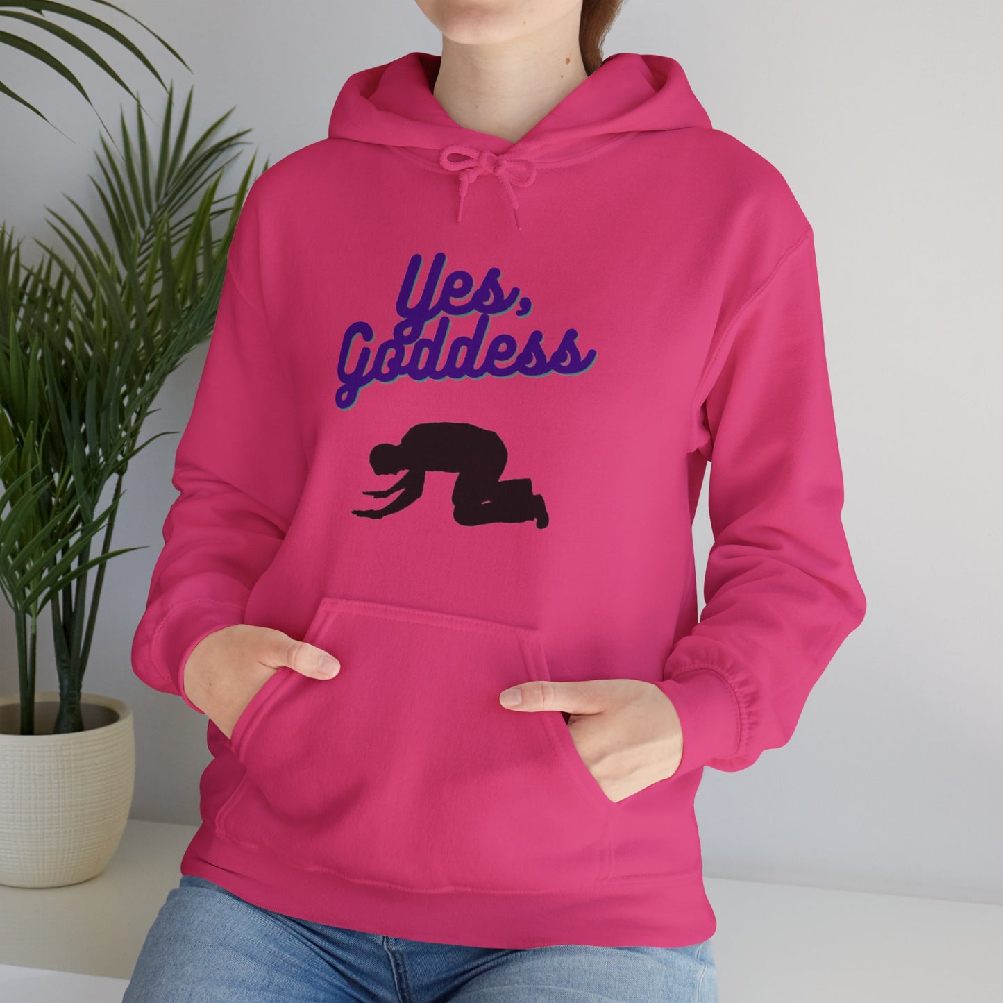 Yes, Goddess Unisex Hooded Sweatshirt