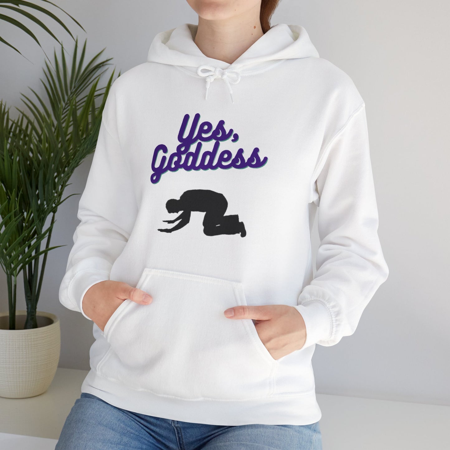 Yes, Goddess Unisex Hooded Sweatshirt