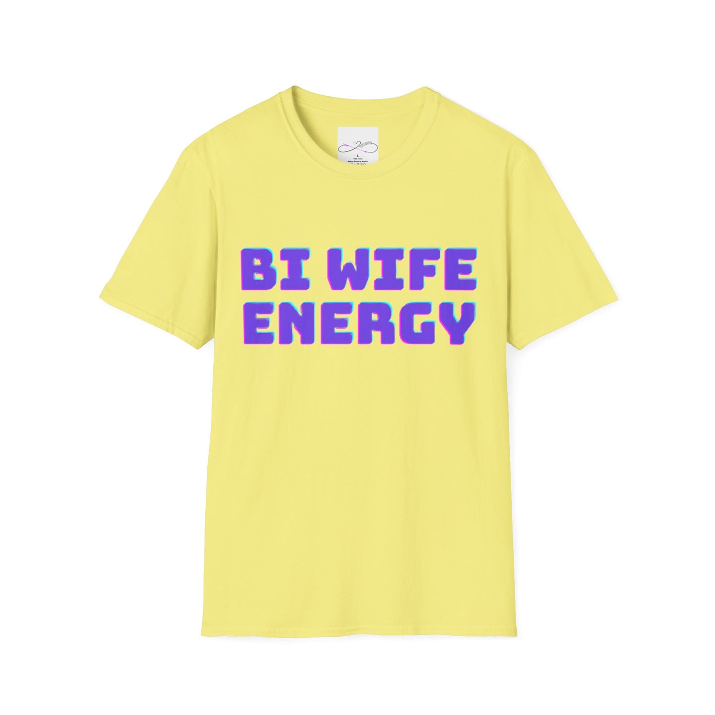 Bi Wife Energy Unisex Softstyle T-Shirt