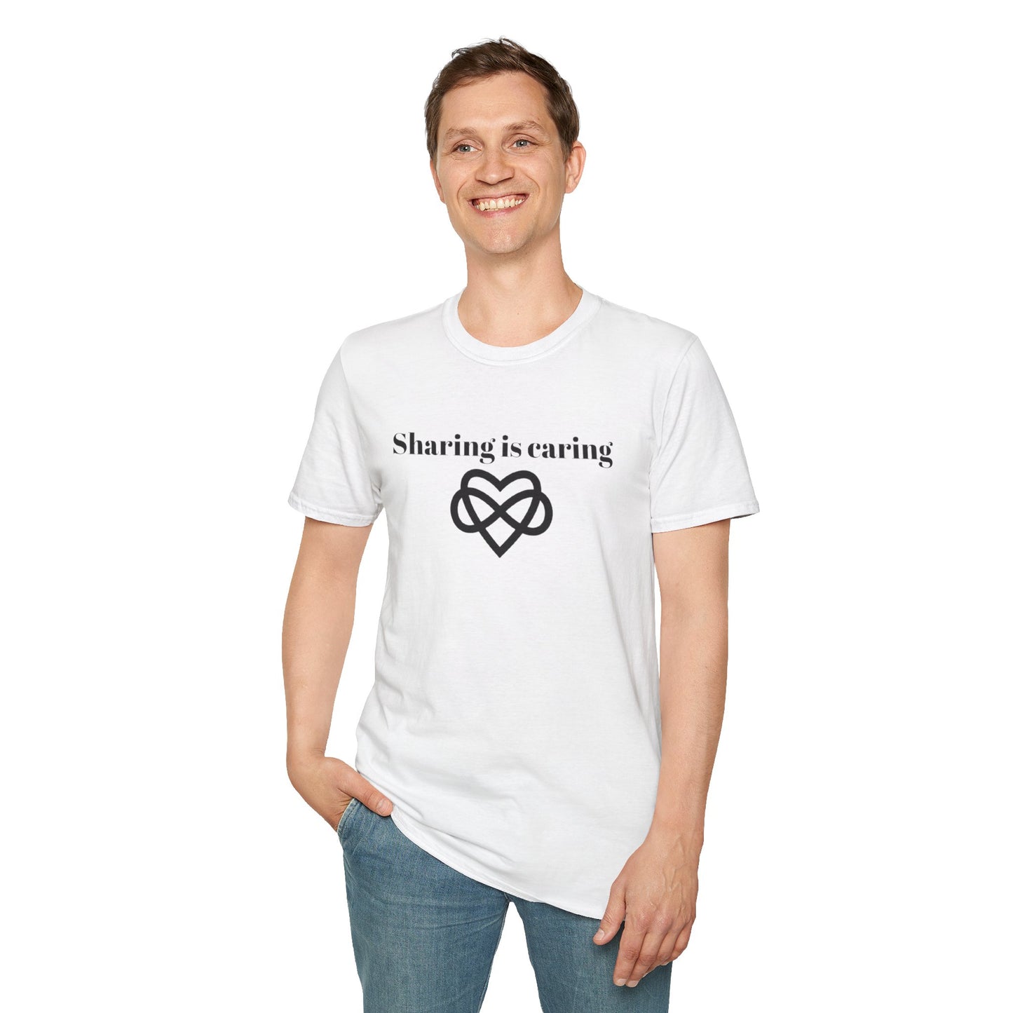 Sharing is Caring Poly Unisex Softstyle T-Shirt