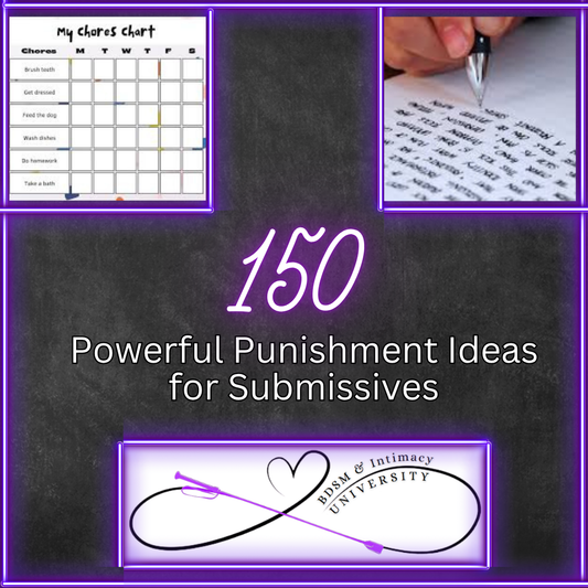 150 Powerful Punishment Ideas for a Submissive