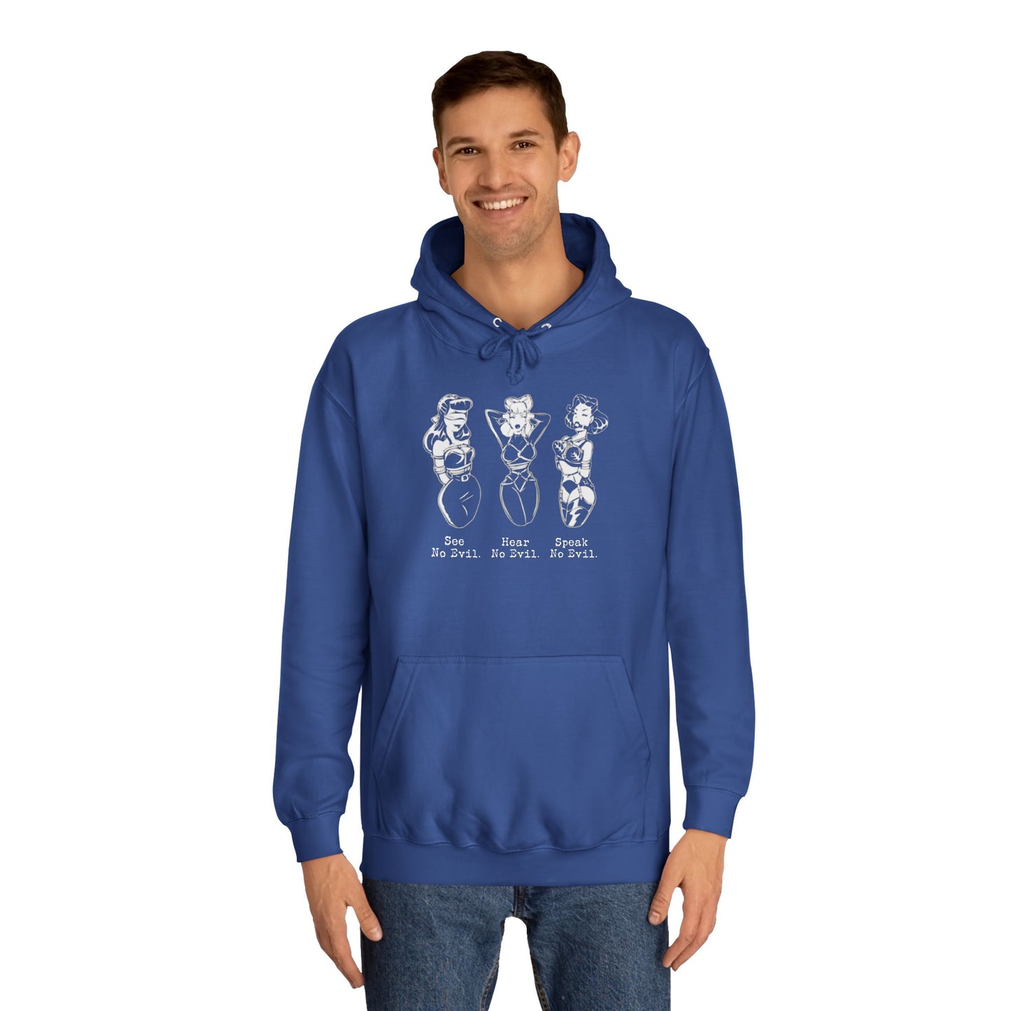 See, Hear, Speak No Evil Unisex Hoodie