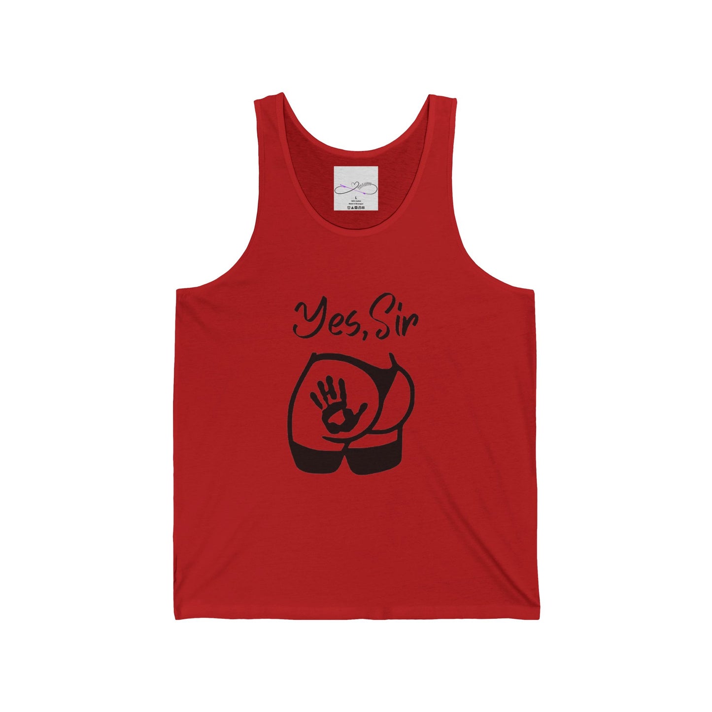 Yes, Sir Unisex Jersey Tank