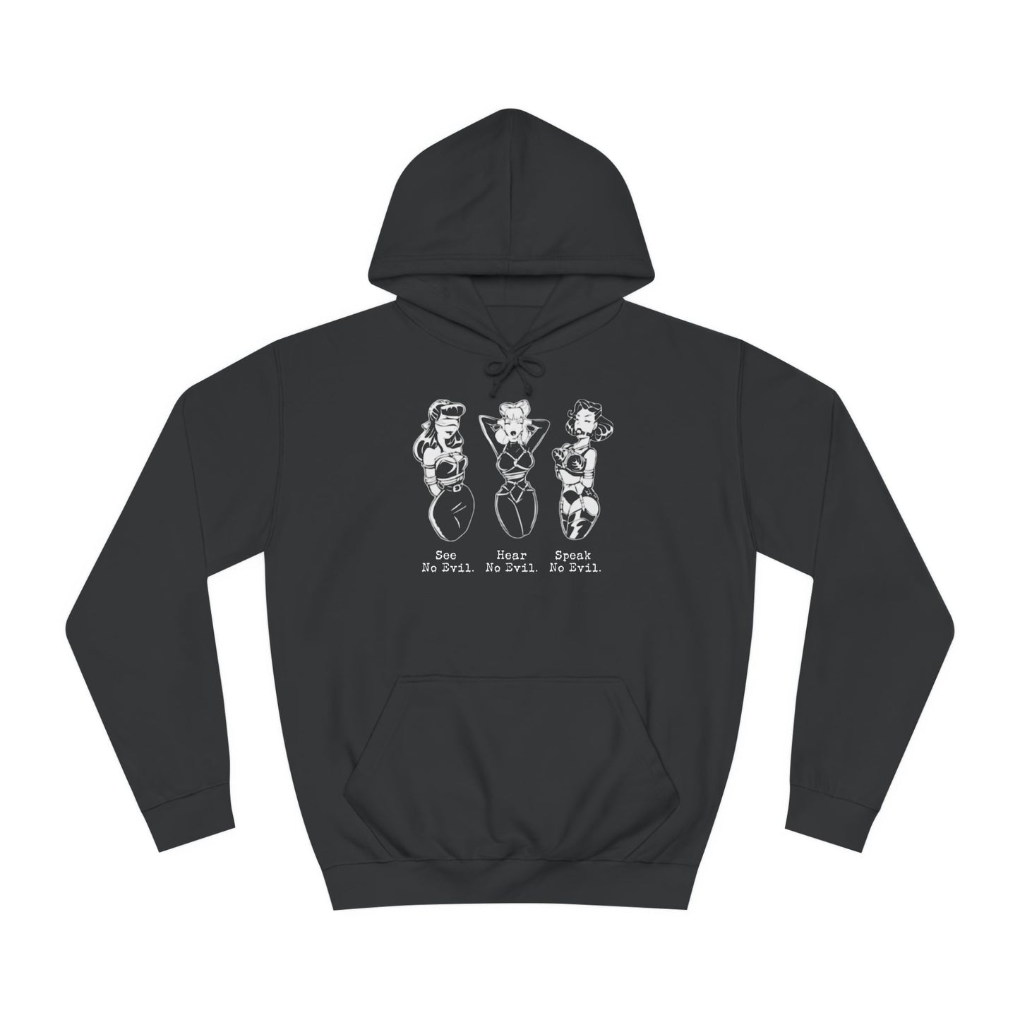 See, Hear, Speak No Evil Unisex Hoodie