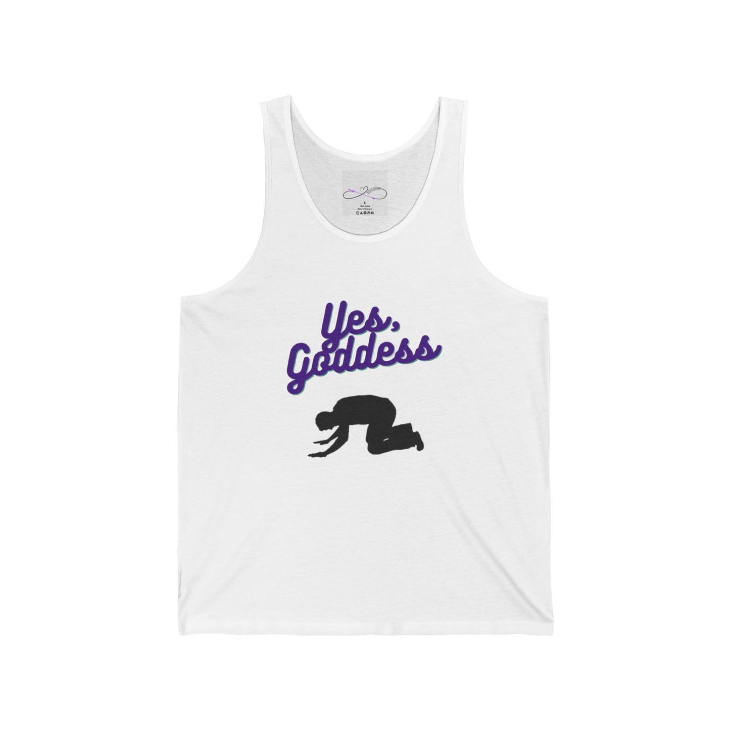 Yes, Goddess Unisex Jersey Tank