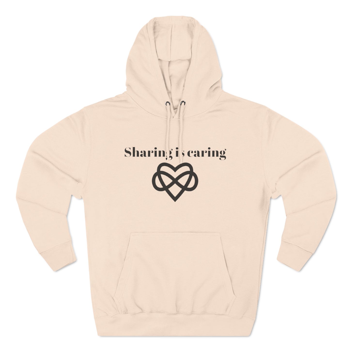 Sharing is Caring Poly Unisex Pullover Hoodie