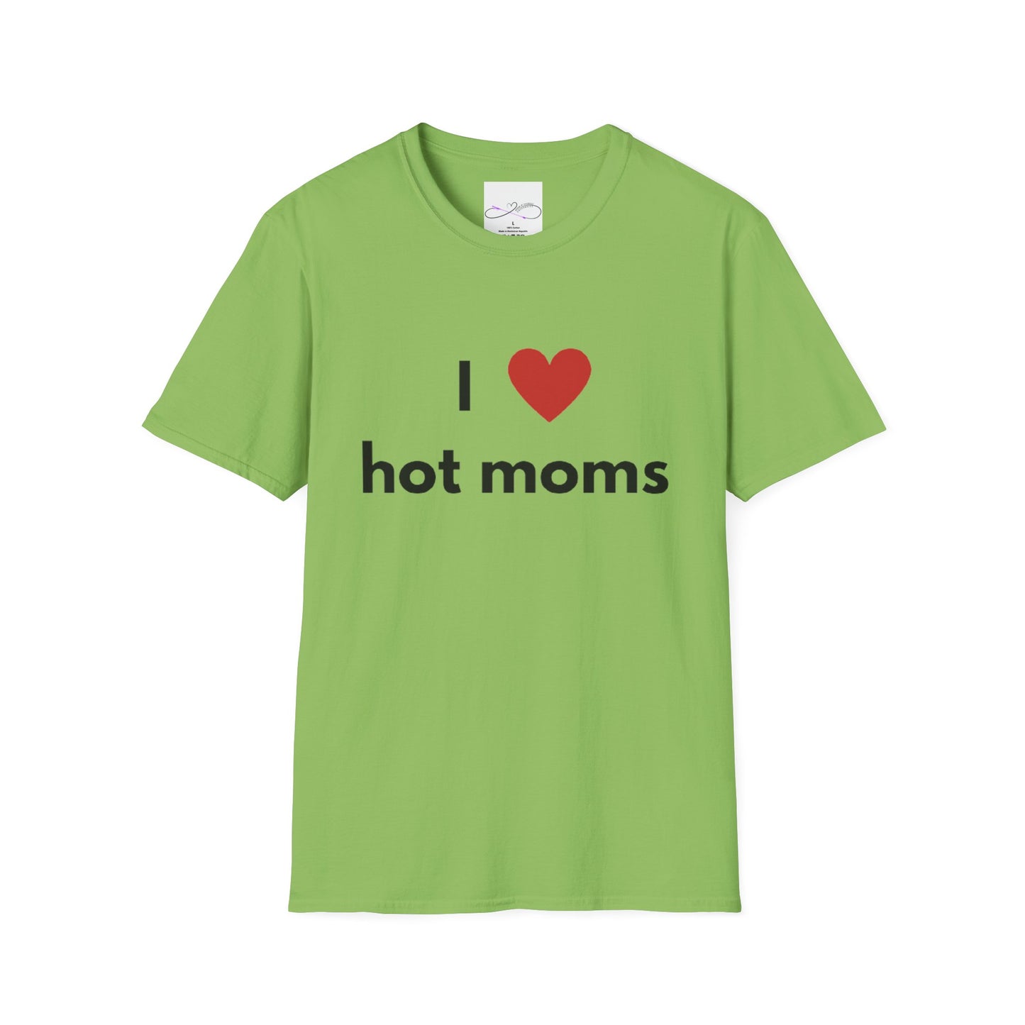 I Love Hot Moms Unisex Softstyle T-Shirt