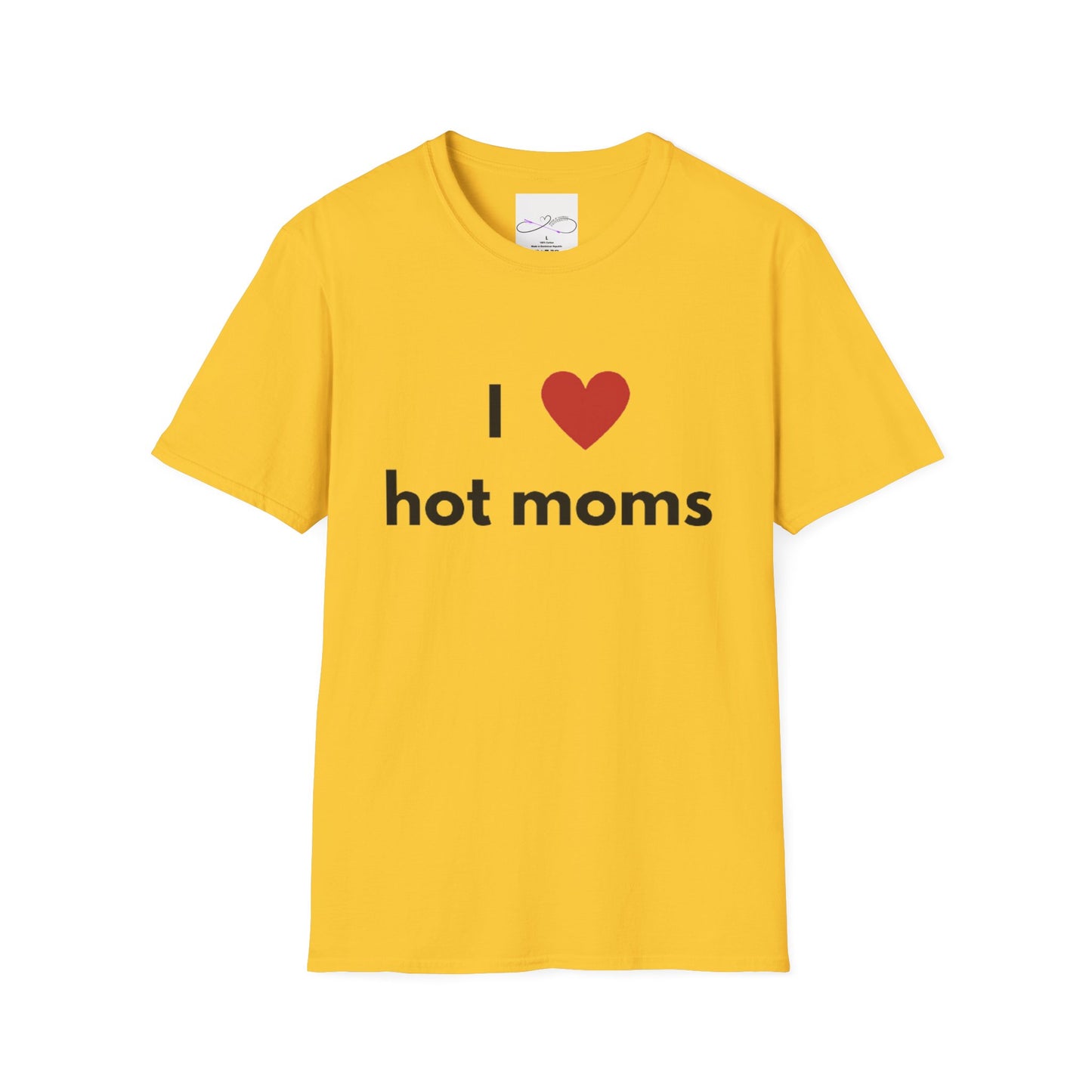 I Love Hot Moms Unisex Softstyle T-Shirt