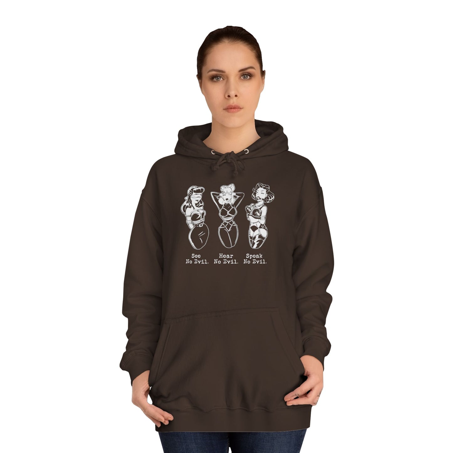 See, Hear, Speak No Evil Unisex Hoodie