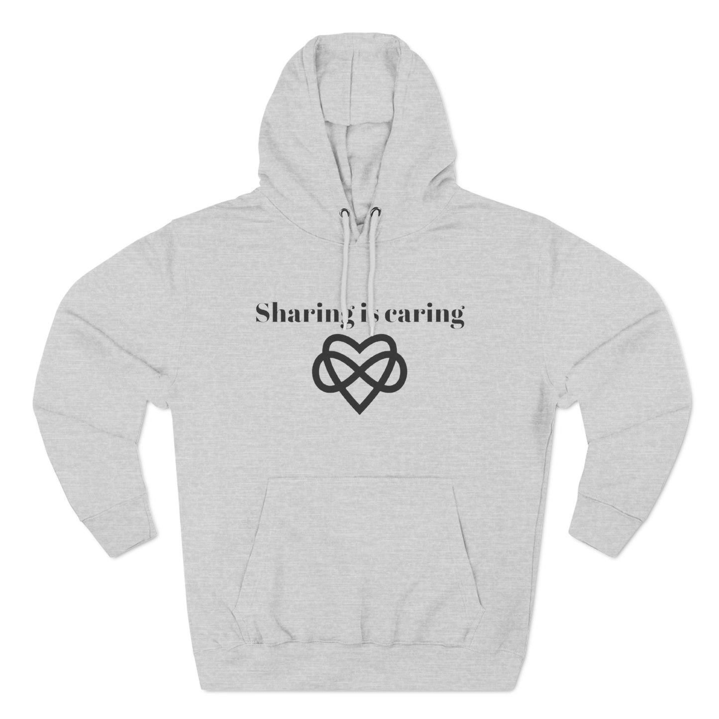 Sharing is Caring Poly Unisex Pullover Hoodie